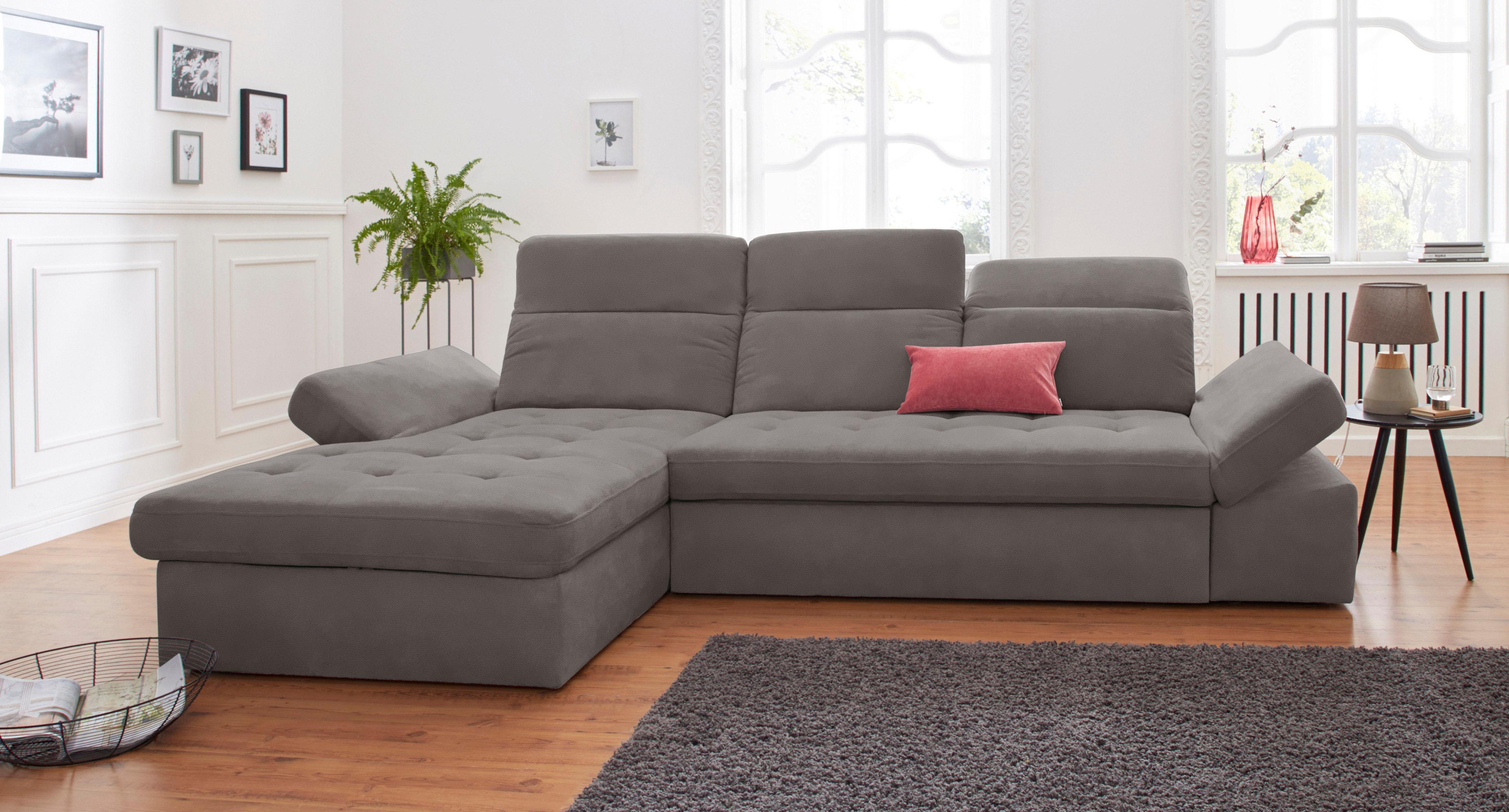 sit&more Ecksofa Stardust, wahlweise mit Bettfunktion und Bettkasten