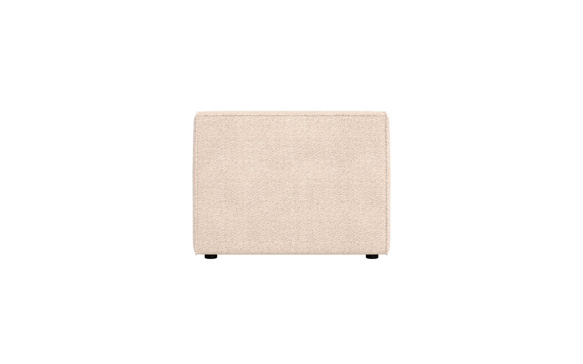INOSIGN Sessel »Bequemer Sessel Cavan, Maße B/T/H: 90/90/72 cm«, ohne Armlehne, mit Wellenunterfederung, auch in Bouclé
