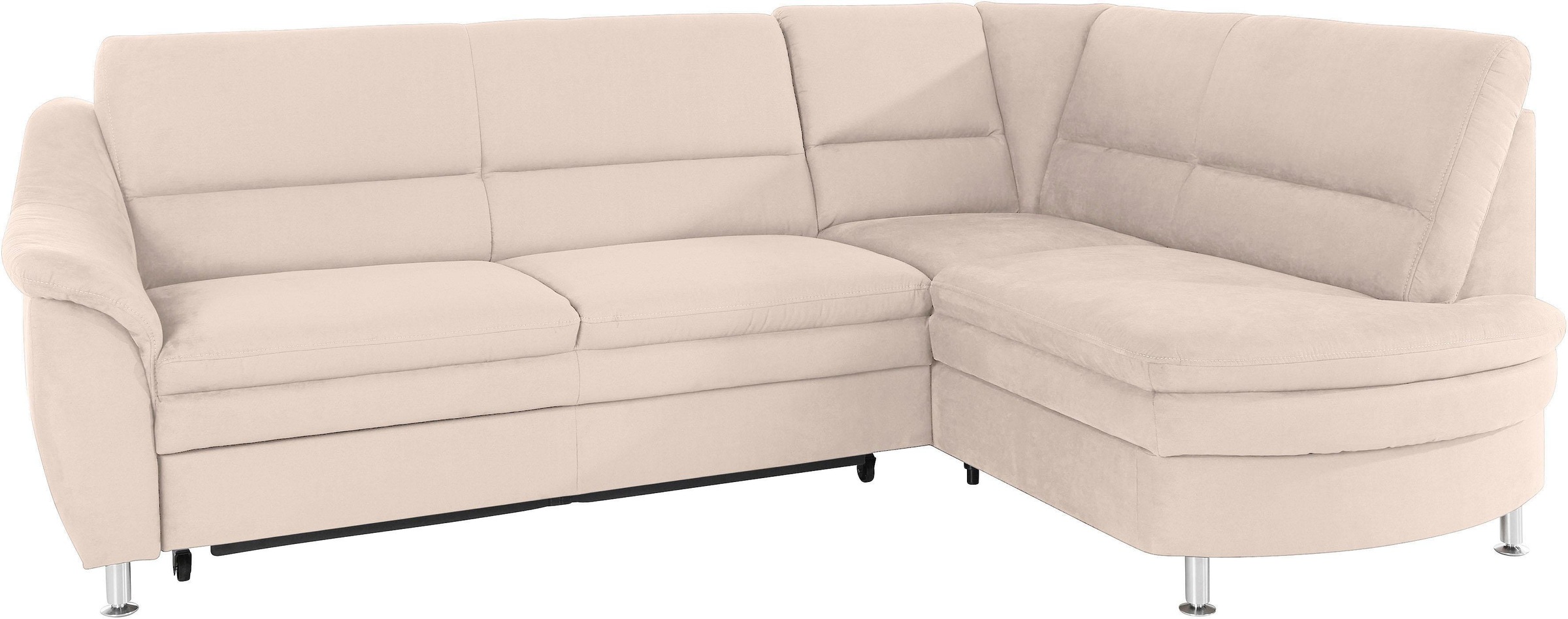 Home affaire Ecksofa "Cardoso L-Form" Federkern, wahlweise mit Bett, Schubk günstig online kaufen