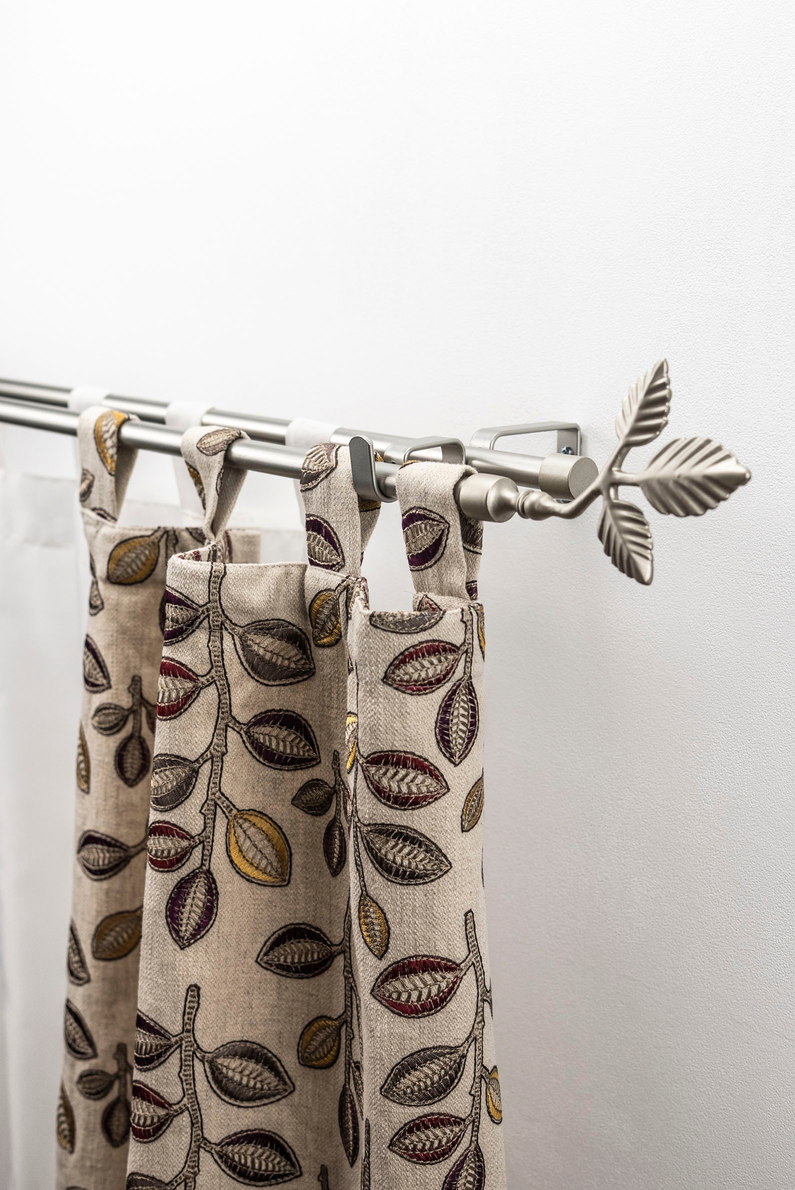 GARESA Gardinenstange "SHEET mit offenem Träger" Ø 16 mm 2 läufig-läufig Wu günstig online kaufen