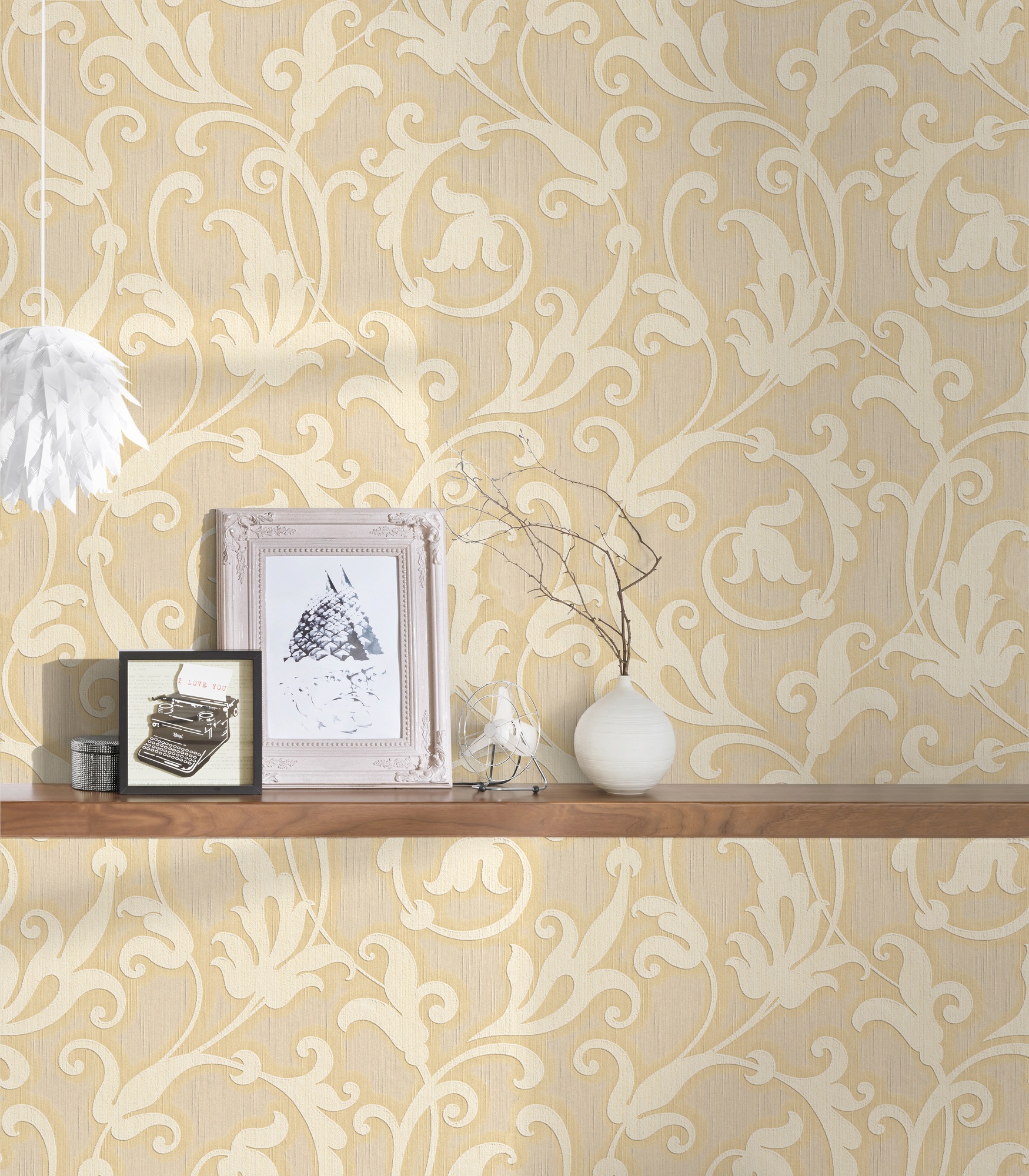 Architects Paper Textiltapete »Tessuto«, Barock-floral-gemustert, Tapete Barock Tapeten Wohnzimmer Schlafzimmer Küche modern Flur Design