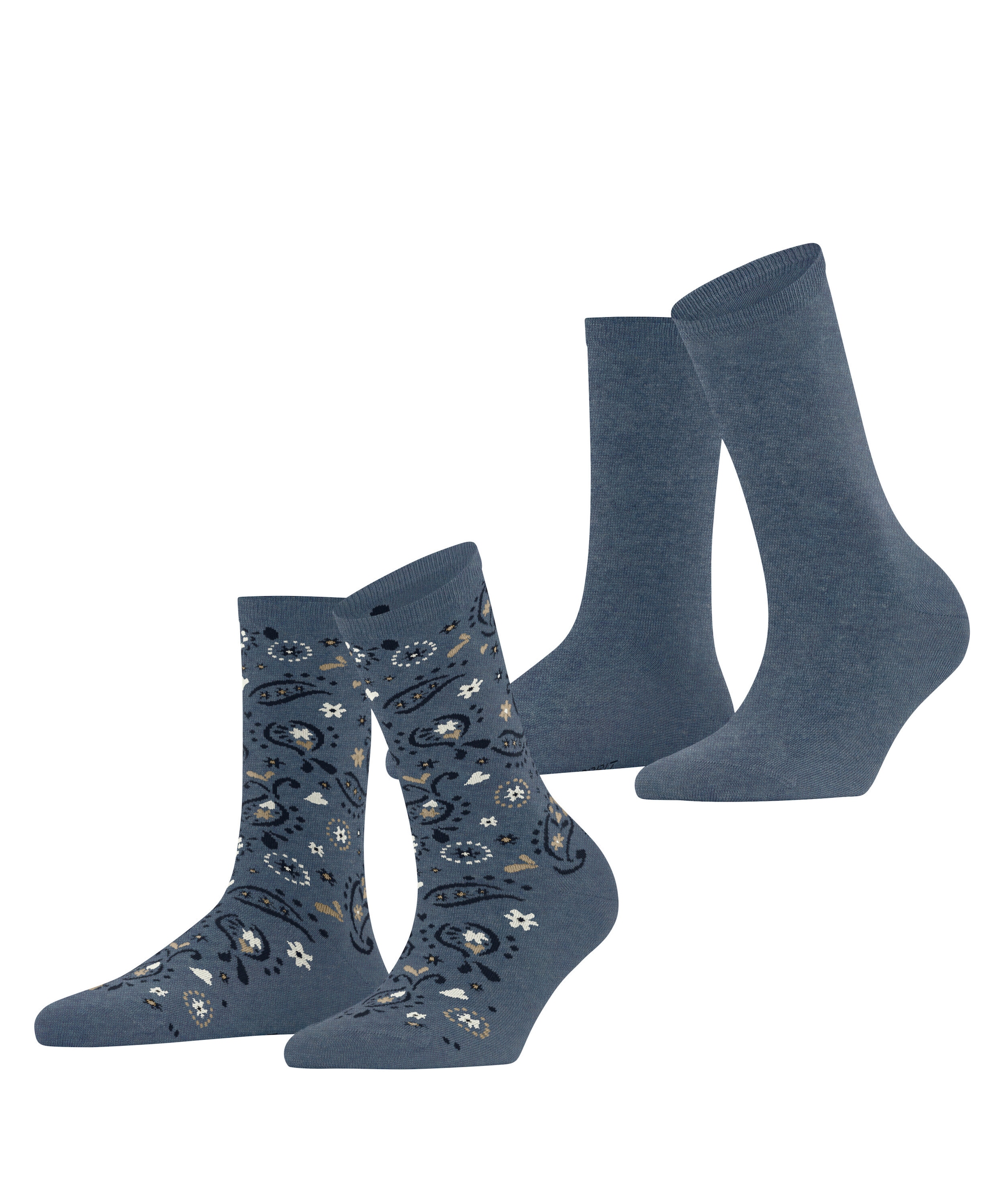 Esprit Socken »Soft Paiyley 2-Pack« 2 Stk. tlg.