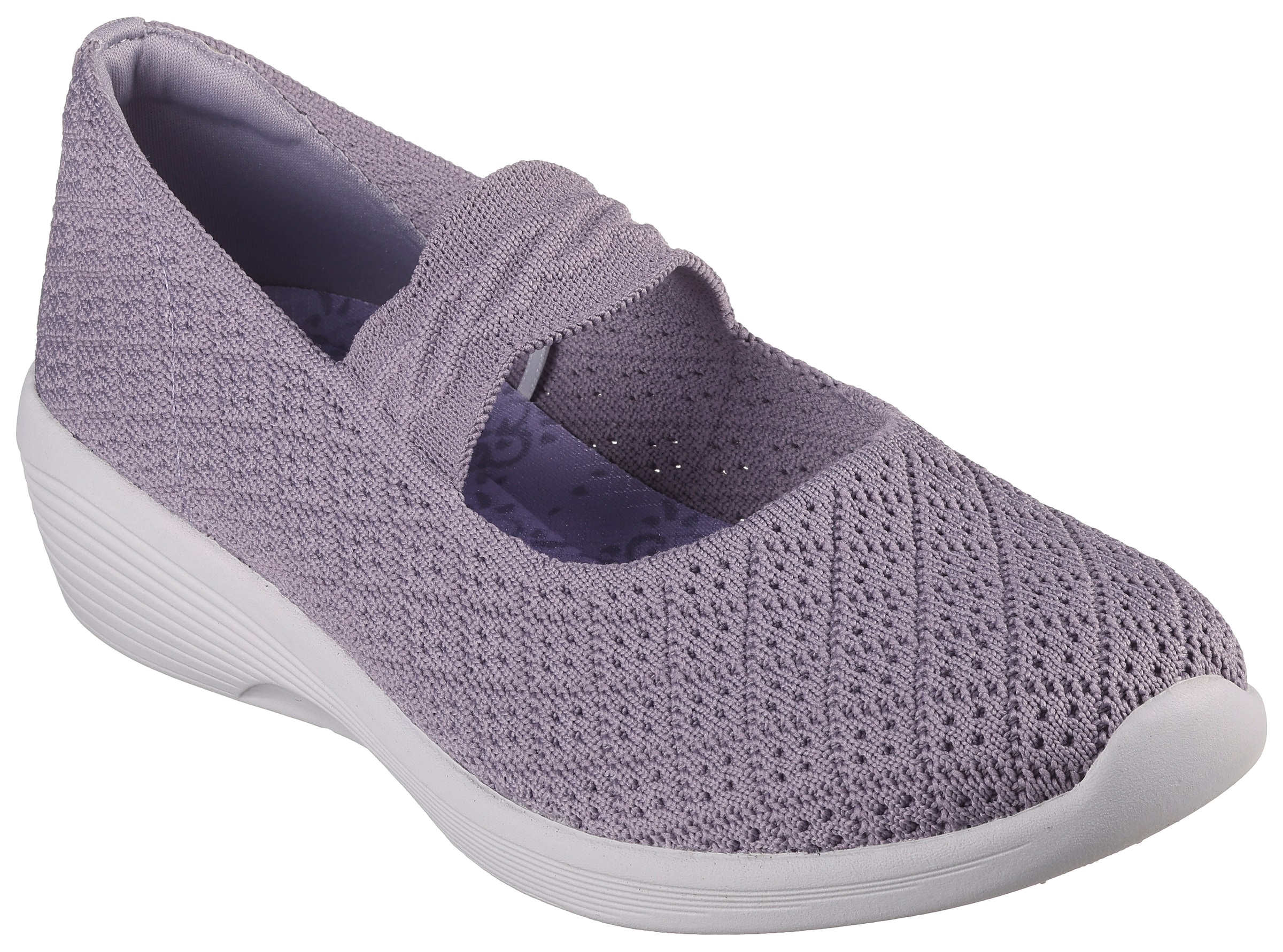 Skechers Riemchenballerina »ARYA-THAT'S SWEET«, Keilpumps, Slipper für Maschinenwäsche geeignet