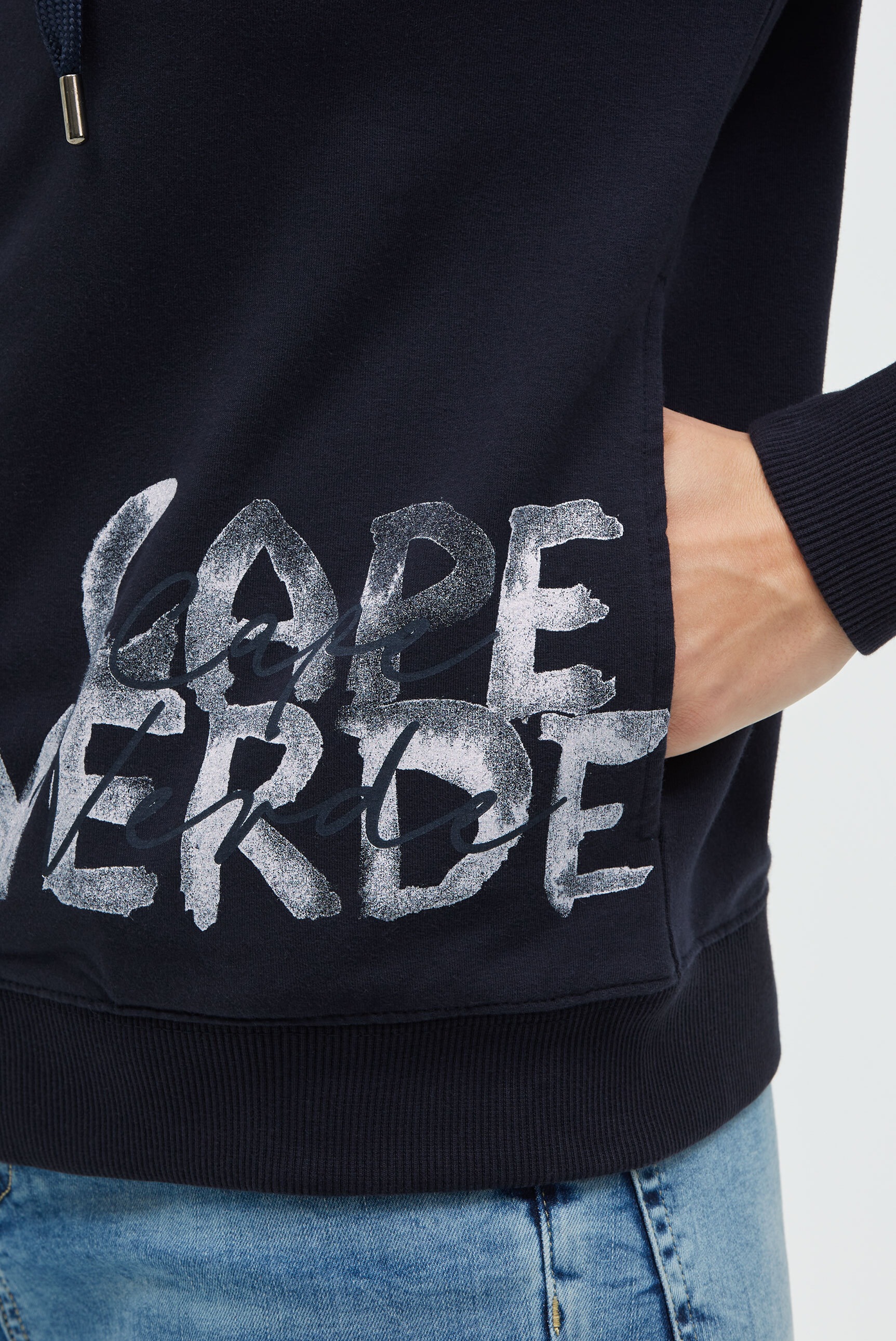 SOCCX Sweatjacke mit Baumwolle