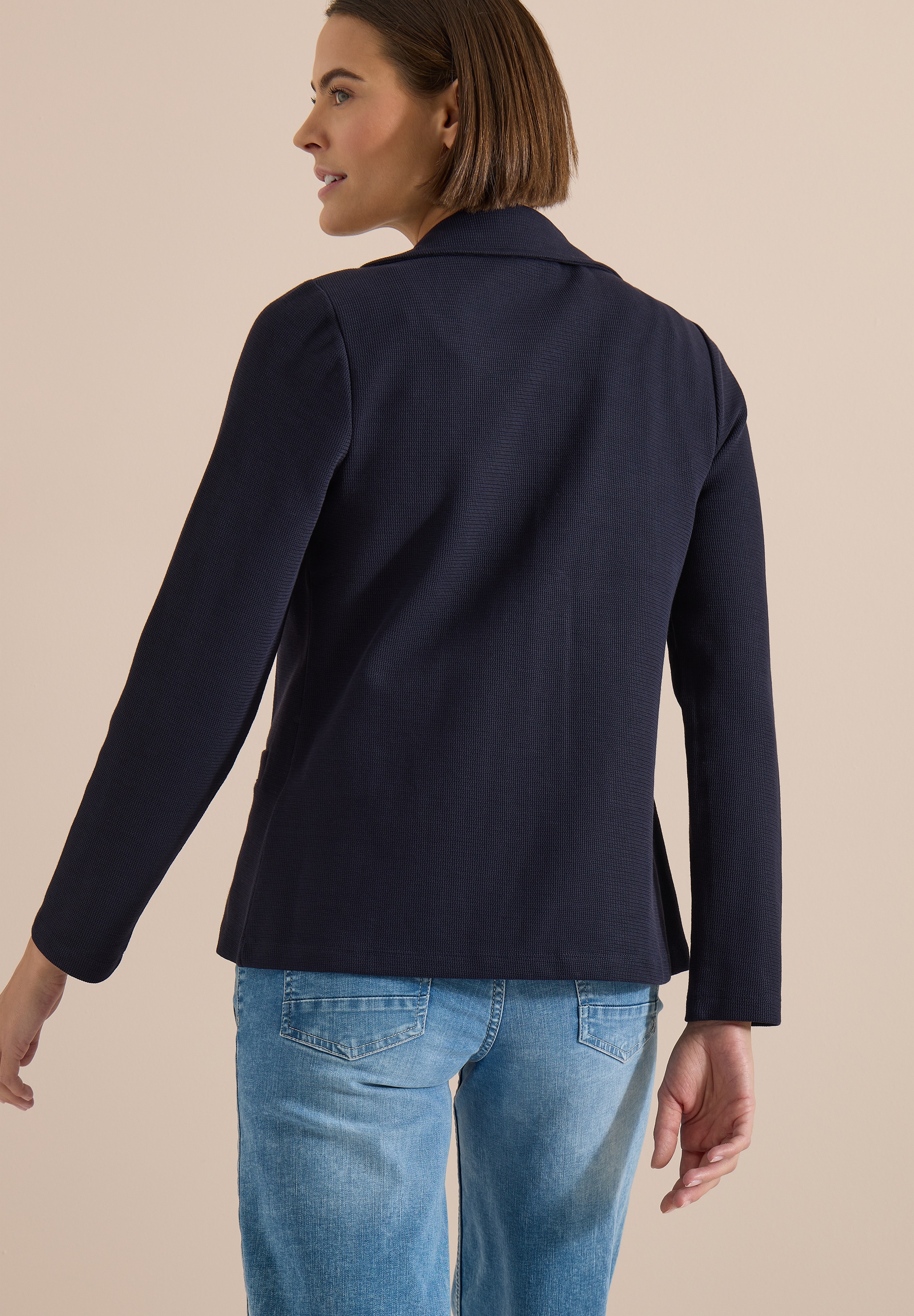 Cecil Jackenblazer mit Struktur in Unifarbe