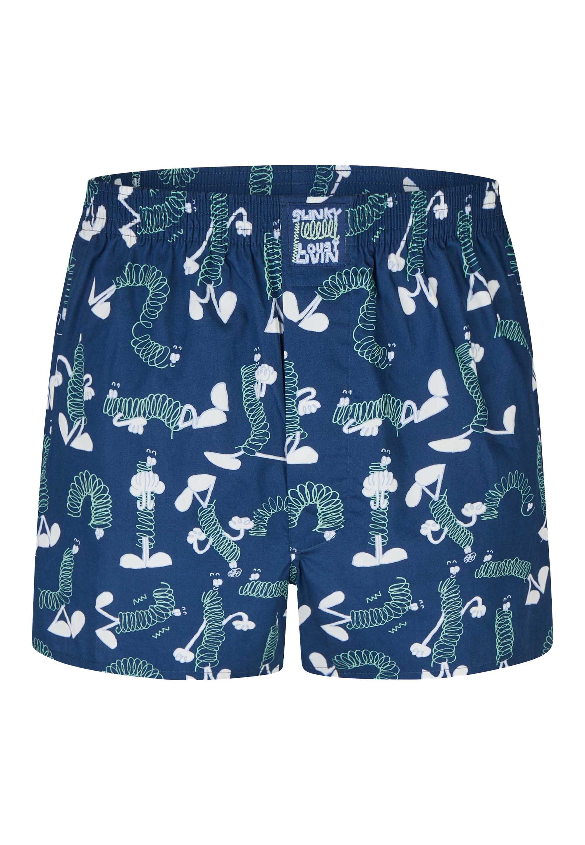 Lousy Livin Boxershorts »Slinky« 2 Stk. mit lässigen Allover-Prints