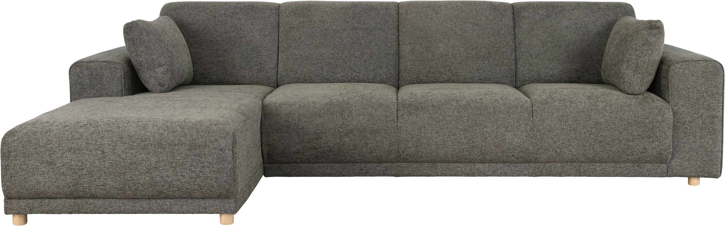 Home affaire Ecksofa »LEMPS wahlweise Recamiere links oder rechts L-Form«, incl. Zierkissen, Stellmaße 297x162 cm