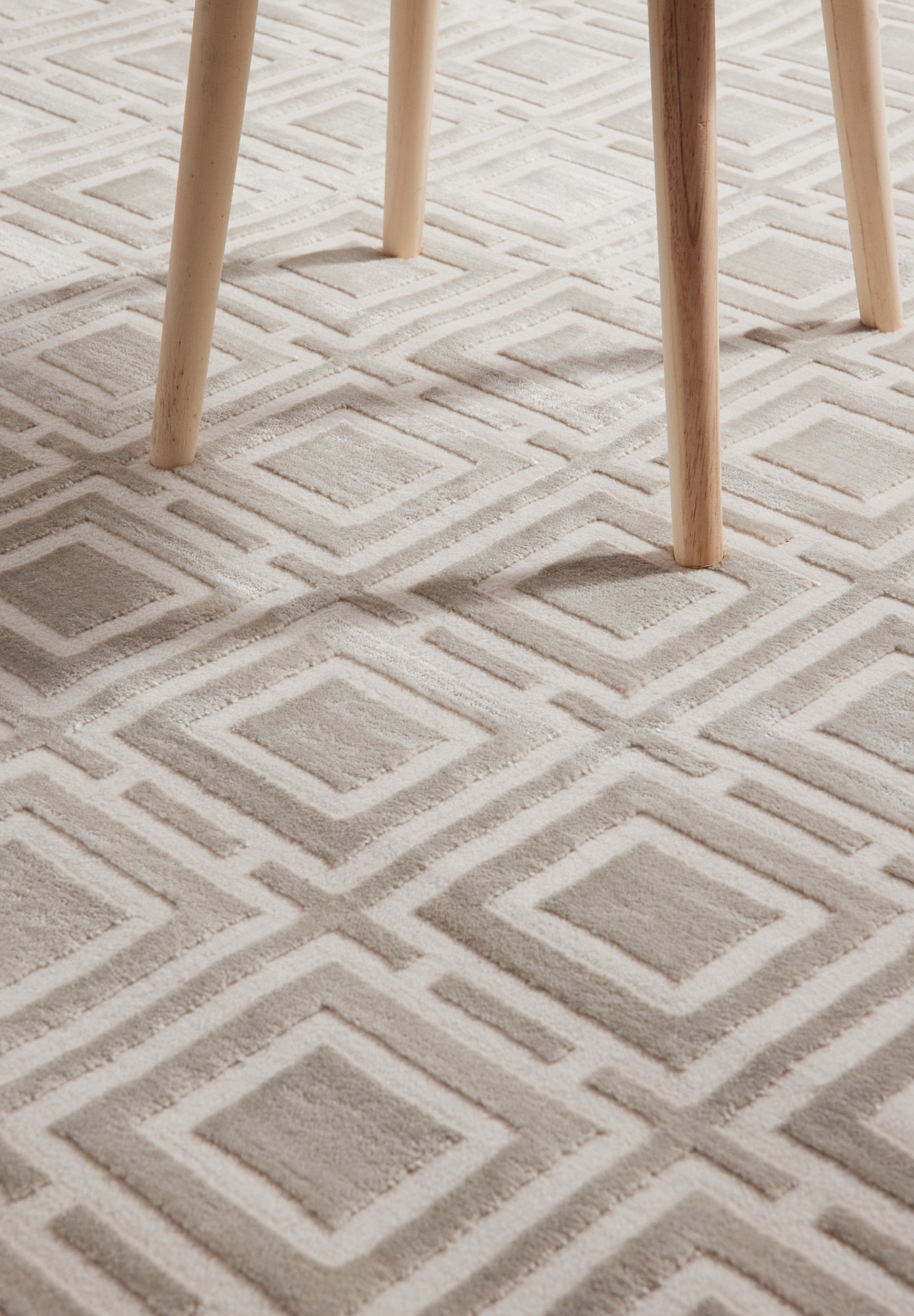 ELLE DECORATION Designteppich »Howlite«, rechteckig, 9 mm Höhe, Wohnzimmer, Schlafzimmer, Läufer, Hoch-Tief Effekt, Flur, Glanz