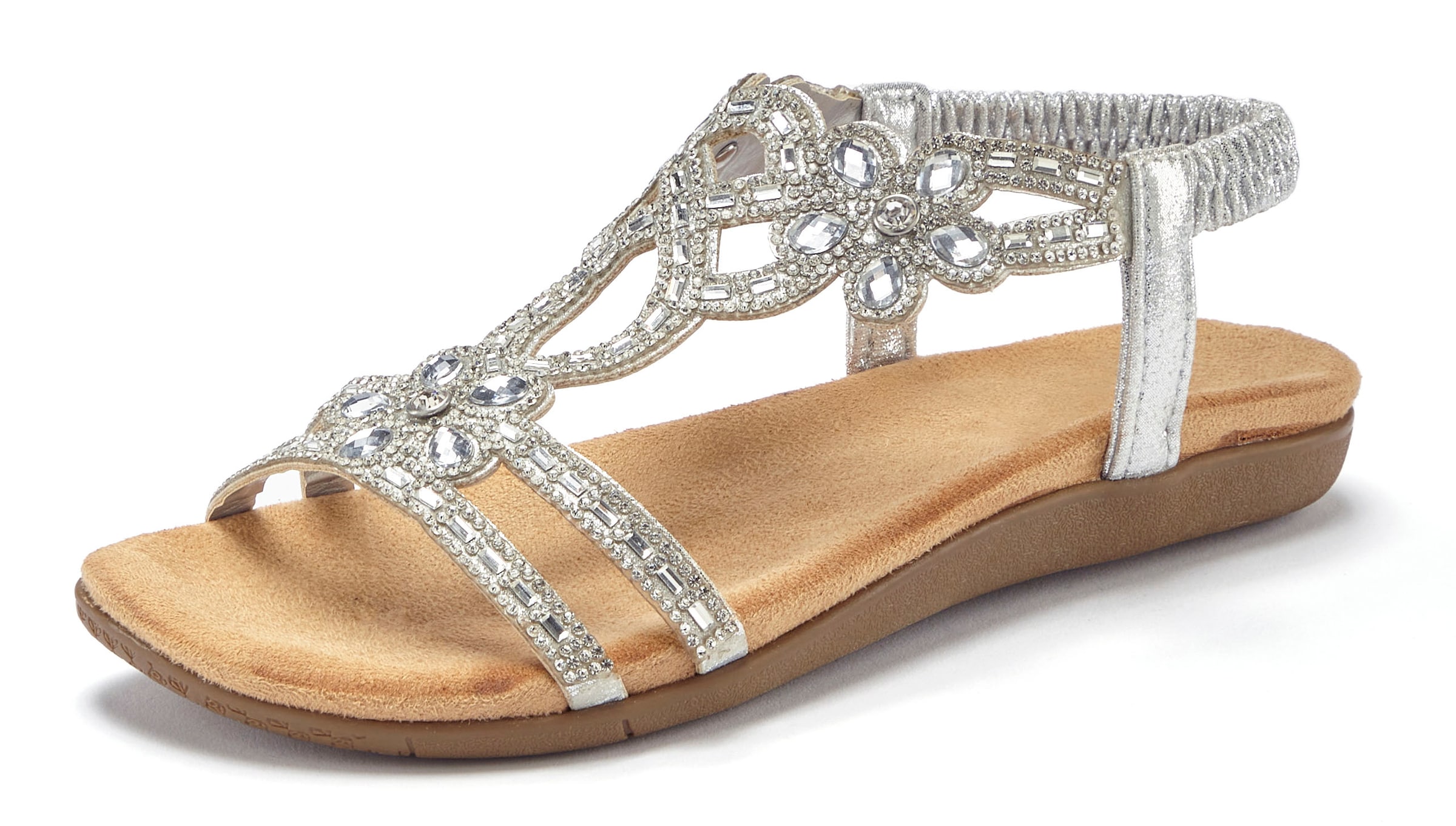 Vivance Sandale "Sommerschuh", Sandalette, Sommerschuh mit elastischen Riem günstig online kaufen