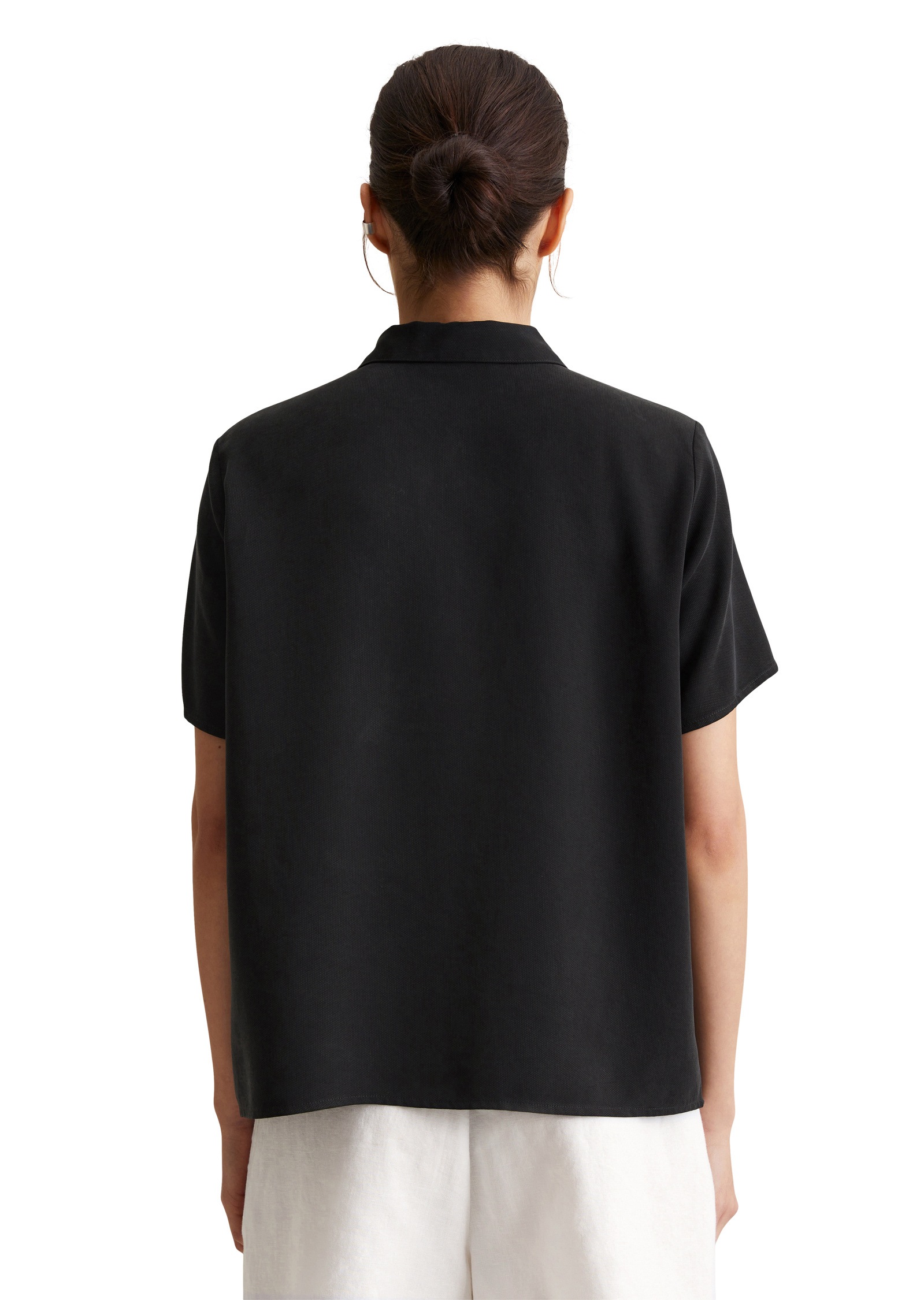 Marc O'Polo DENIM Kurzarmbluse »aus TENCEL™ Lyocell«