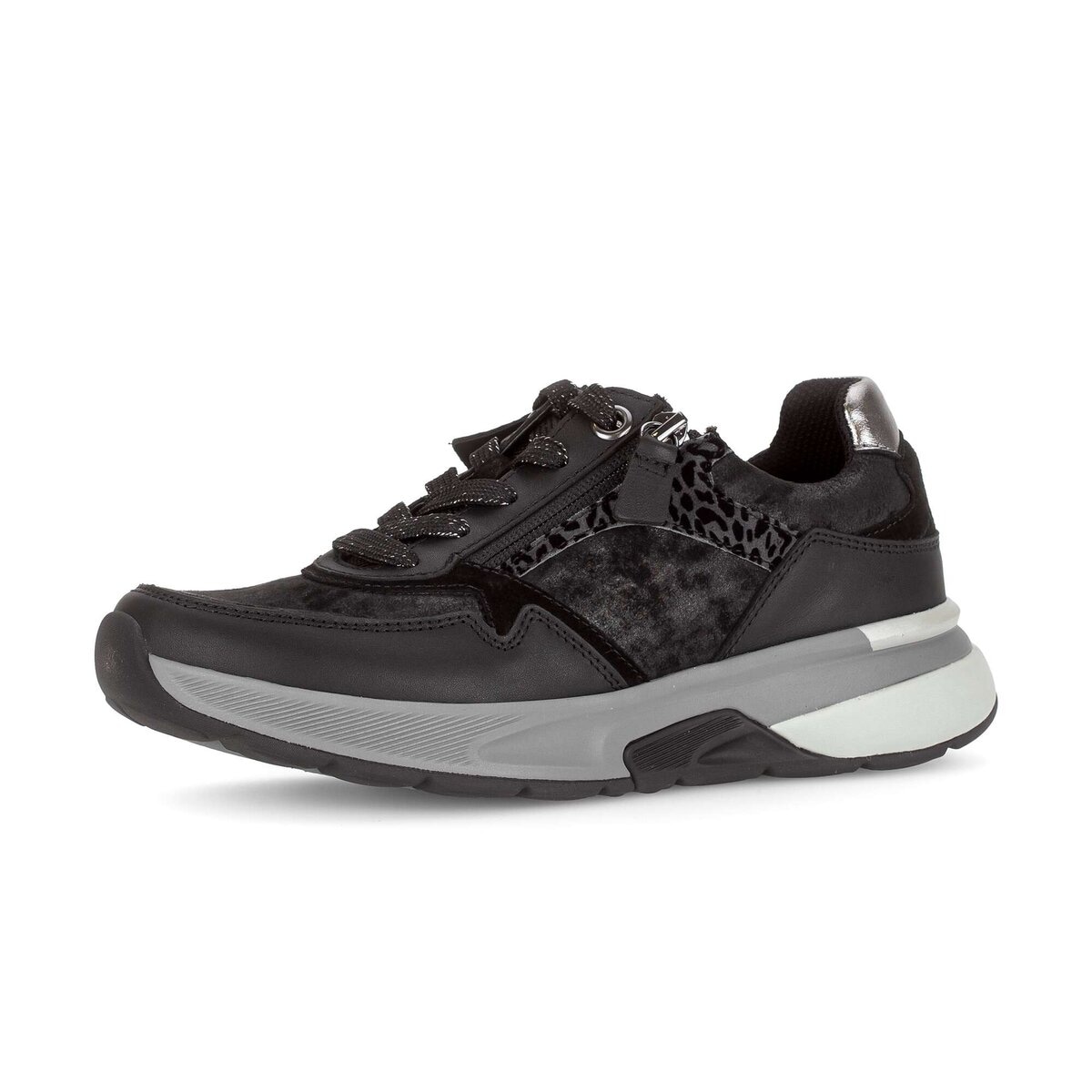Gabor Sneaker "Sneaker low Materialmix Leder/Lederimitat" günstig online kaufen