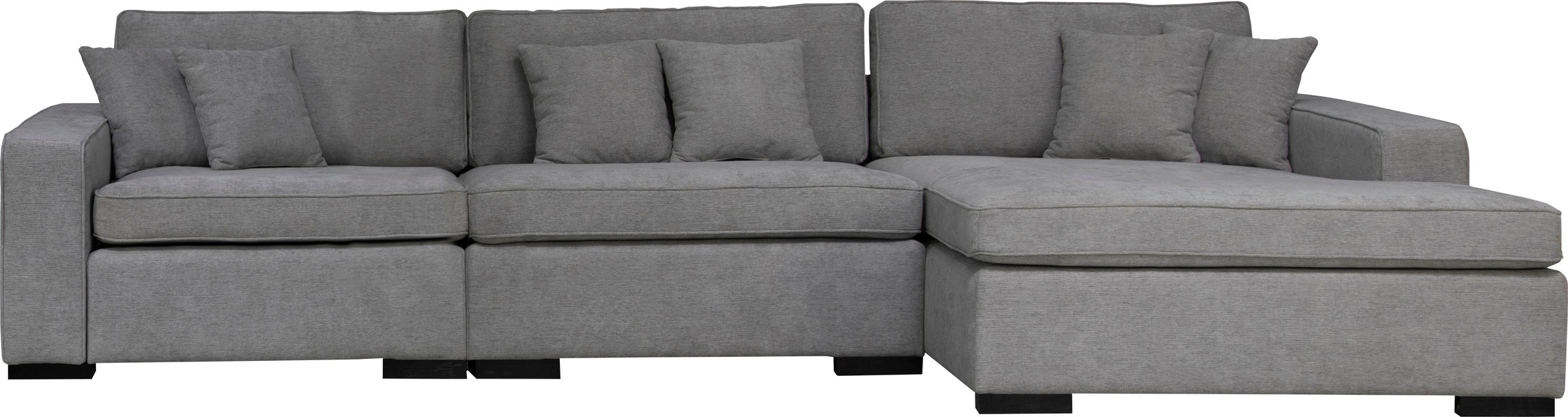 Home affaire Ottomane "Skara L-Form", Lounge-Sofa mit Federkernpolsterung, günstig online kaufen