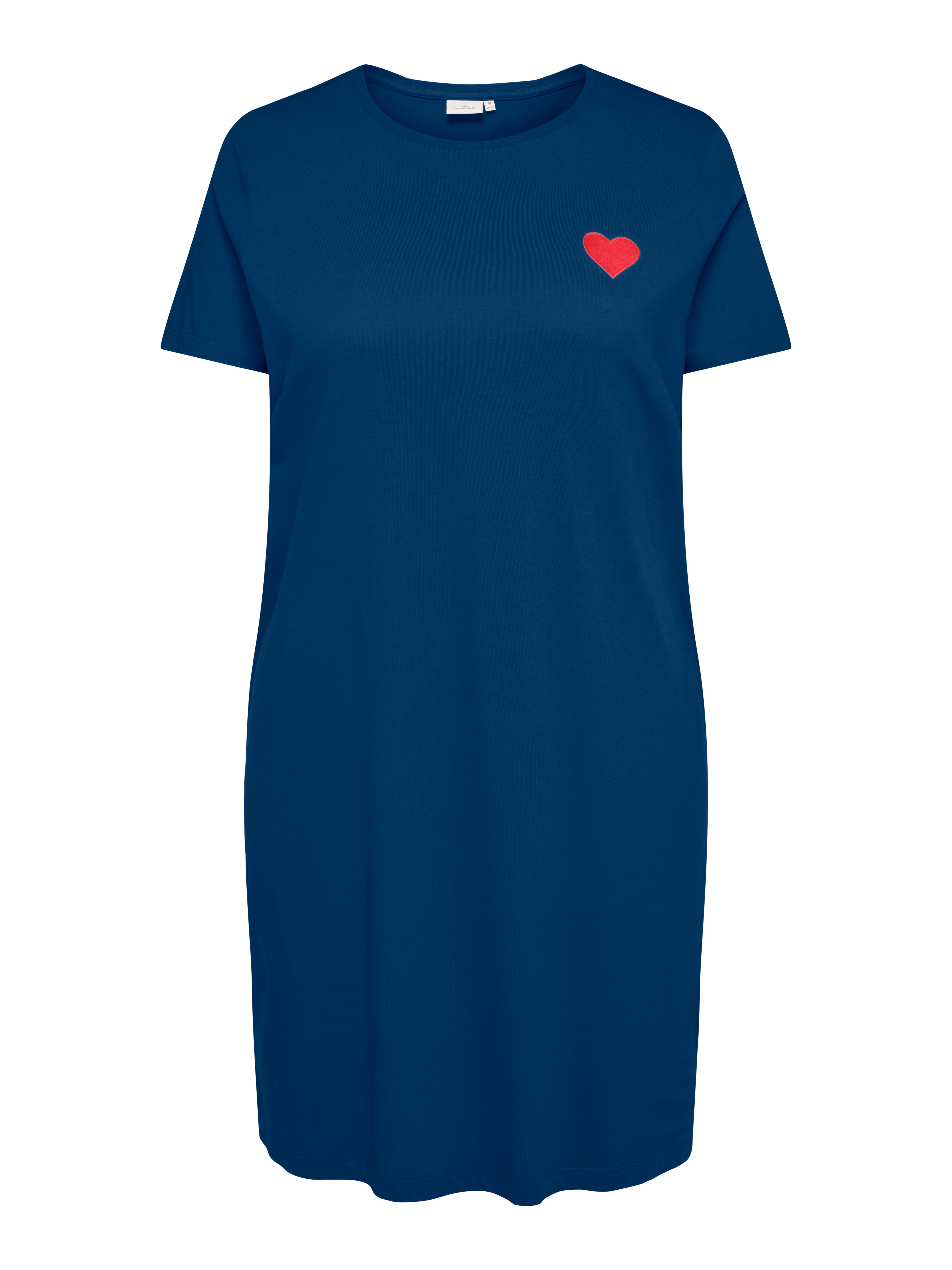 ONLY CARMAKOMA Jerseykleid "CARANITA LIFE S/S O-NECK ABK DRESS JRS"