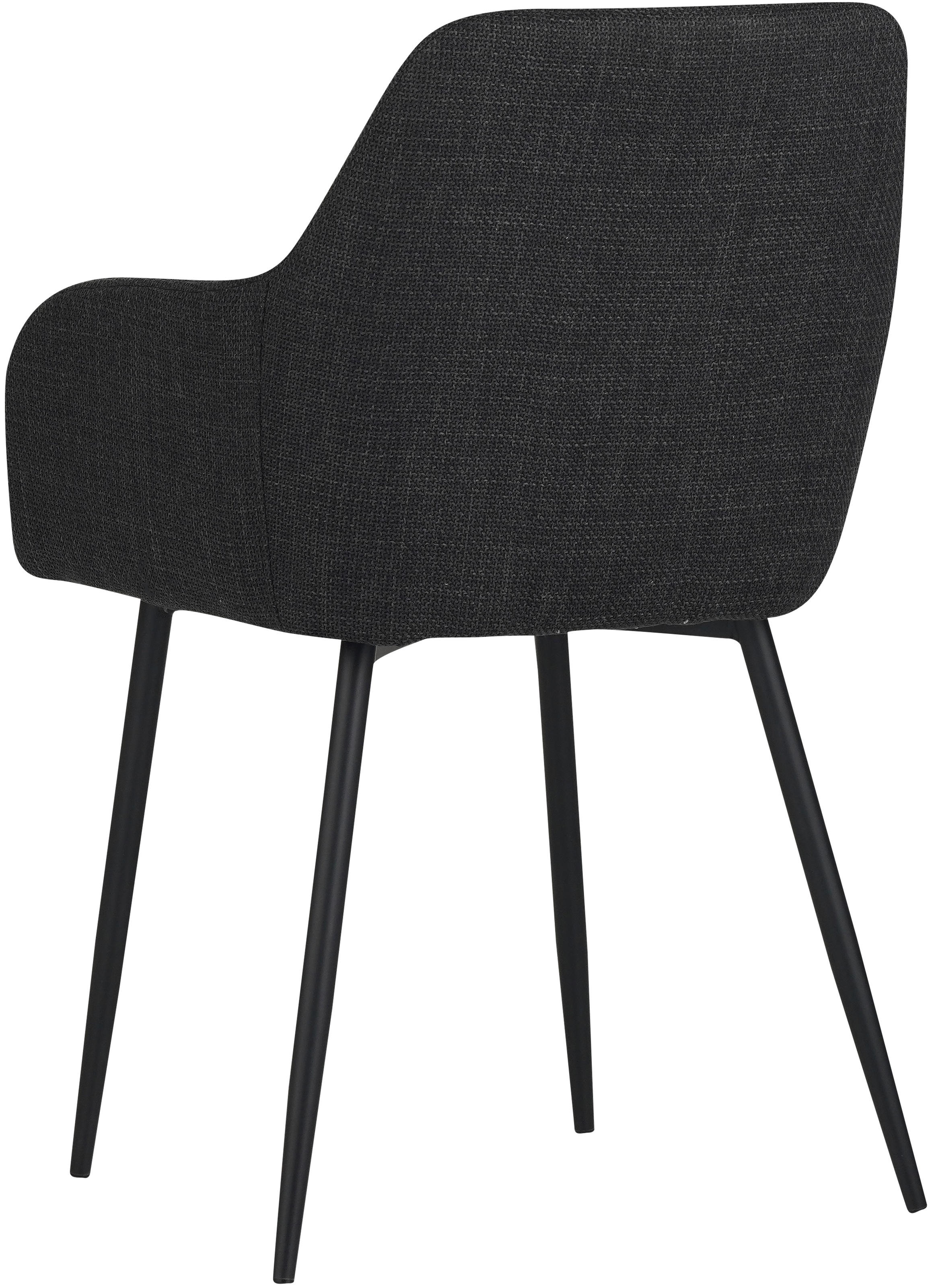 HELA Essgruppe »MOSEL«, (3 tlg.), Tisch 90x75 cm, Platte rund, gesinterter Stein, Armlehnenstuhl
