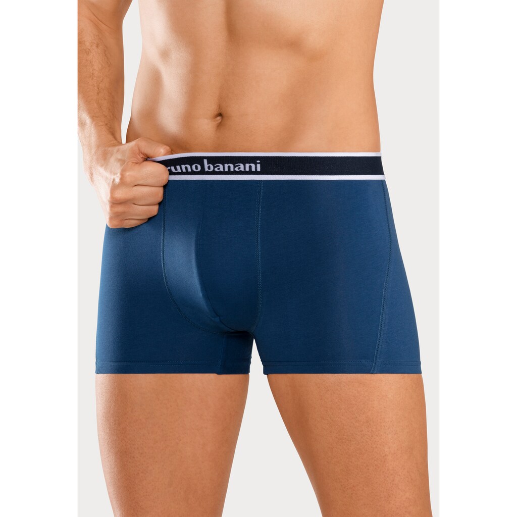 Marken Bruno Banani Bruno Banani Boxer, (4 St.) türkis + lila + blau + navy Marken Bruno Banani Bruno Banani Boxer, (4 St.) türkis + lila + blau + navy