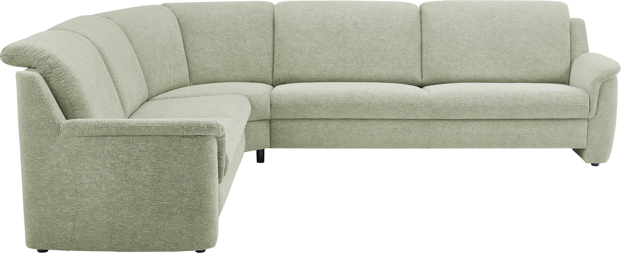 VILLA BECK Ecksofa »Garda L-Form«, (4 St.), inklusive Kopfteilverstellung, Stellmaß 309x277 cm