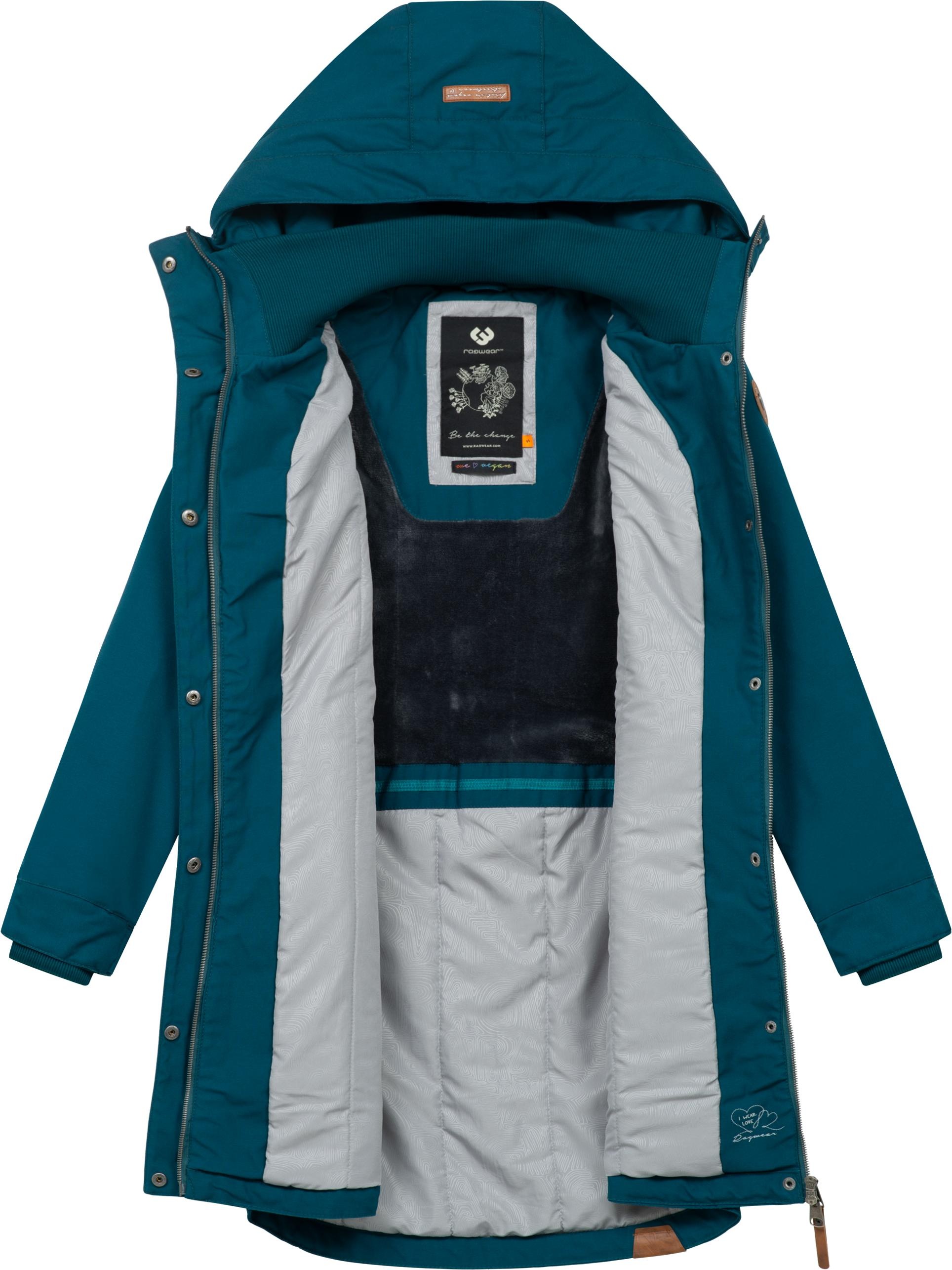 Ragwear Wintermantel »Jannisa«, stylischer Damen Winterparka mit Kapuze