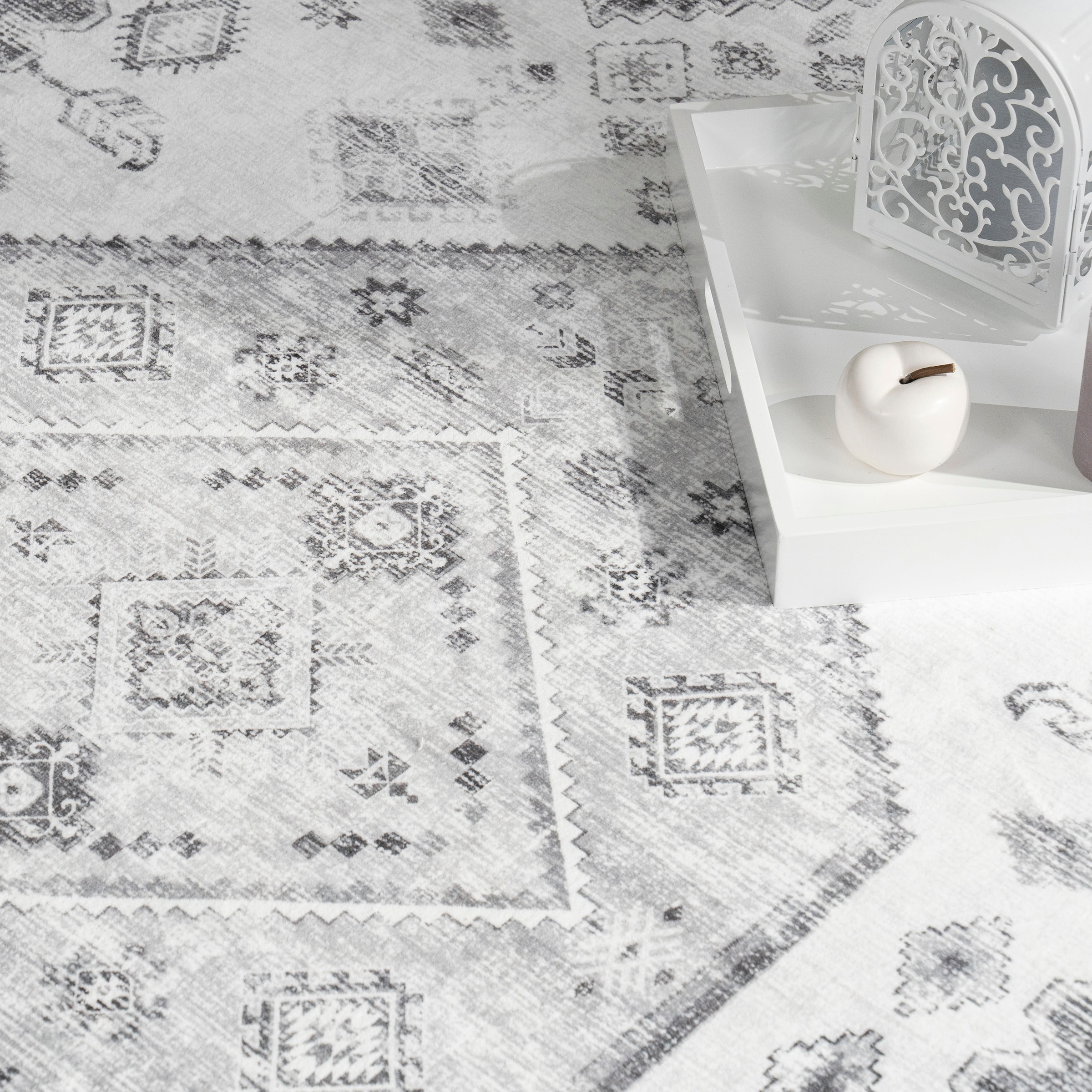 Paco Home Teppich »Cambridge 463«, rechteckig, 12 mm Höhe, Kurzflor, orientalisches Muster, Vintage Design