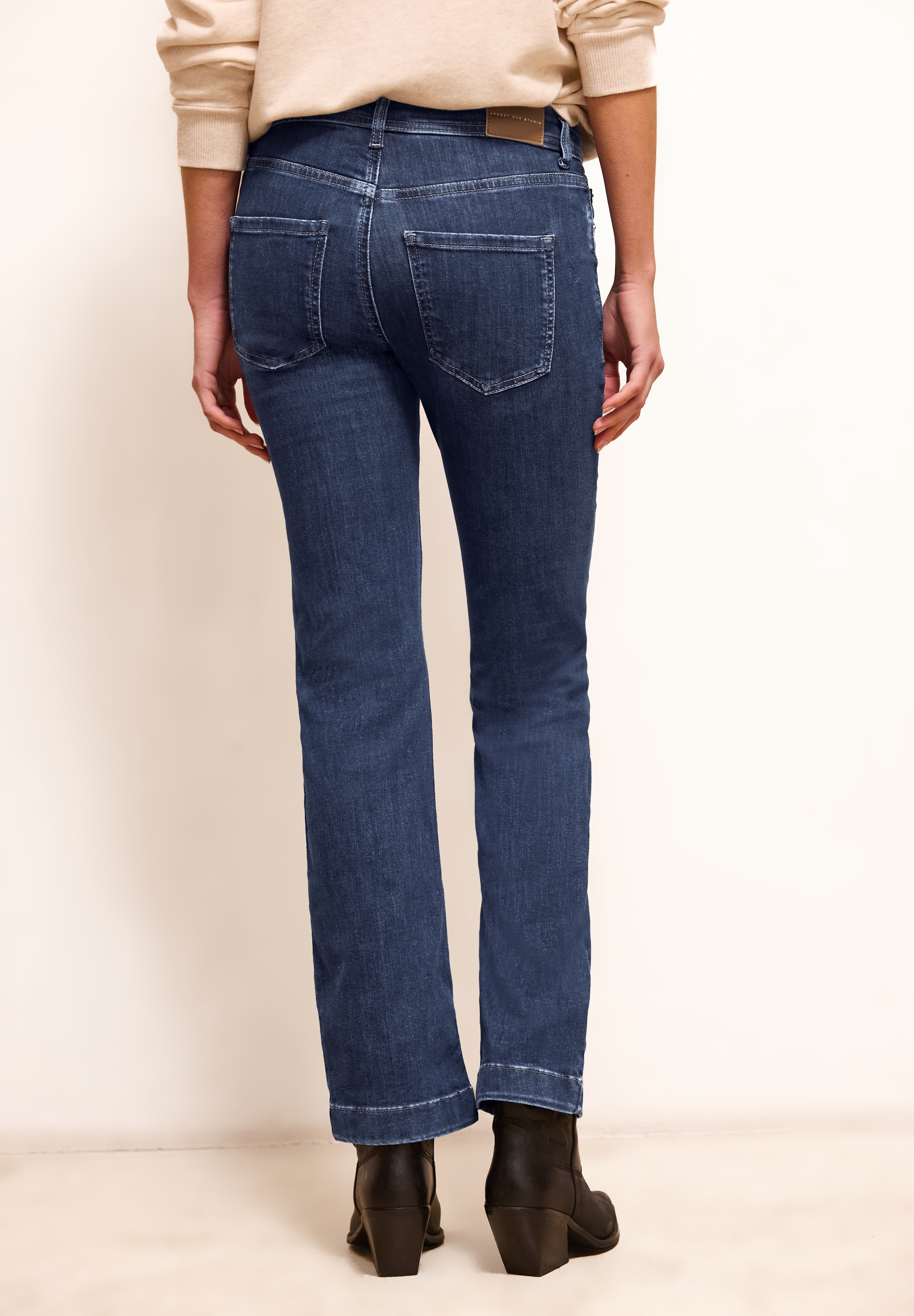 STREET ONE STUDIO Slim-fit-Jeans Middle Waist günstig online kaufen