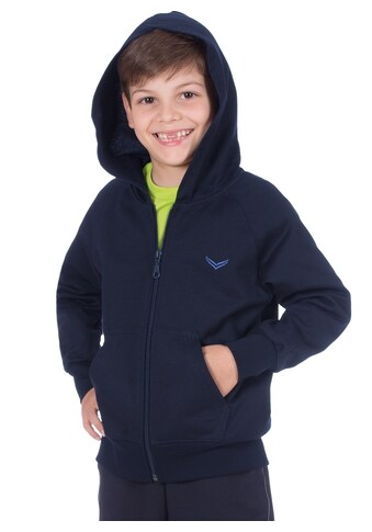 Sweatjacke »TRIGEMA Raglan Kapuzen Jacke«, (1 tlg.)