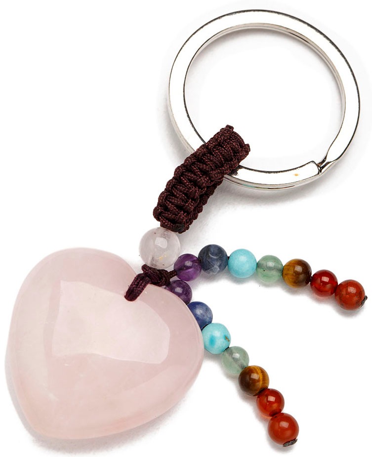 Firetti Schlüsselanhänger "Schmuck Geschenk Herz" mit Edelsteinen günstig online kaufen