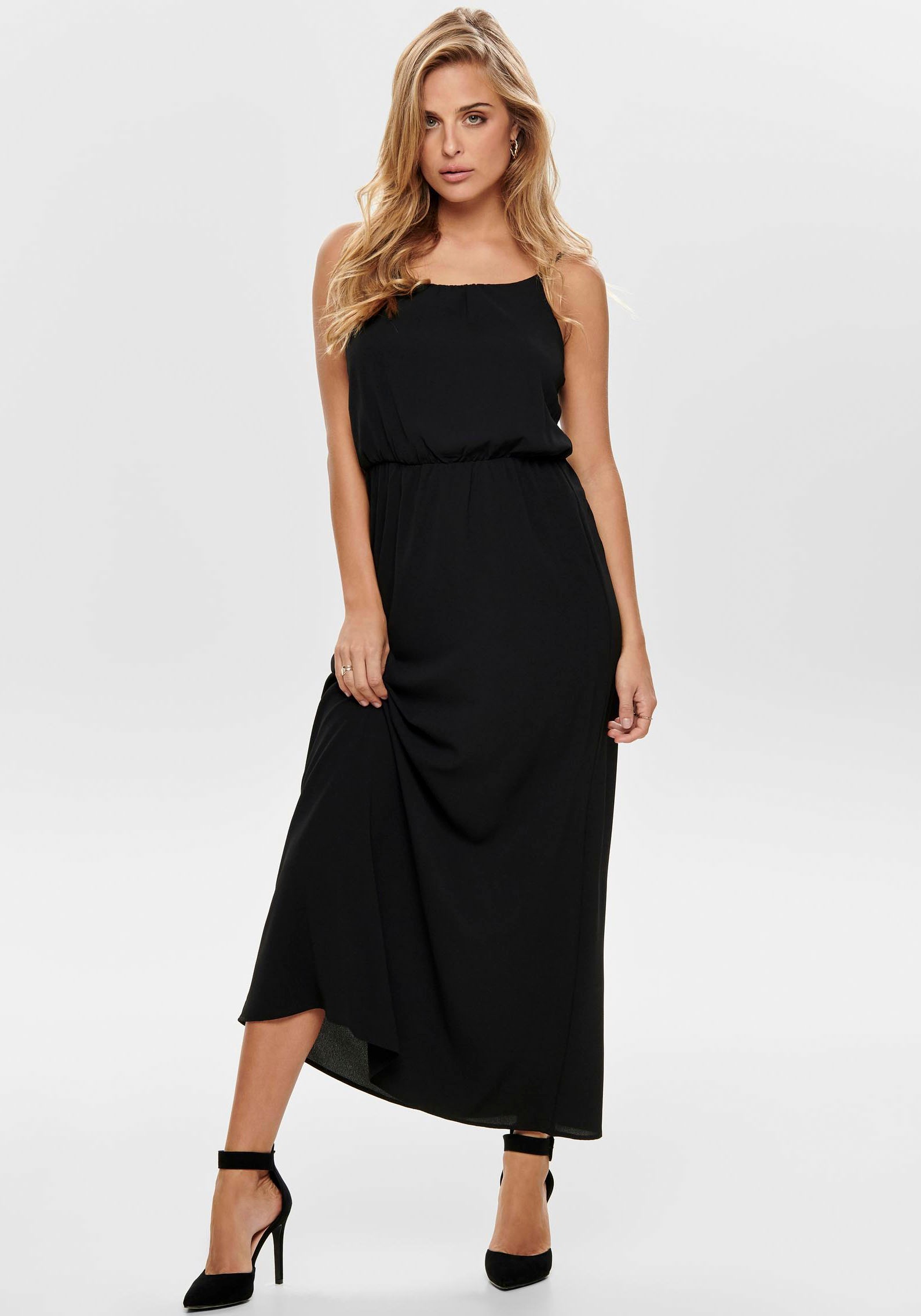 ONLY Maxikleid »ONLWINNER S/L MAXI DRESS NOOS PTM«, mit Spaghettiträger