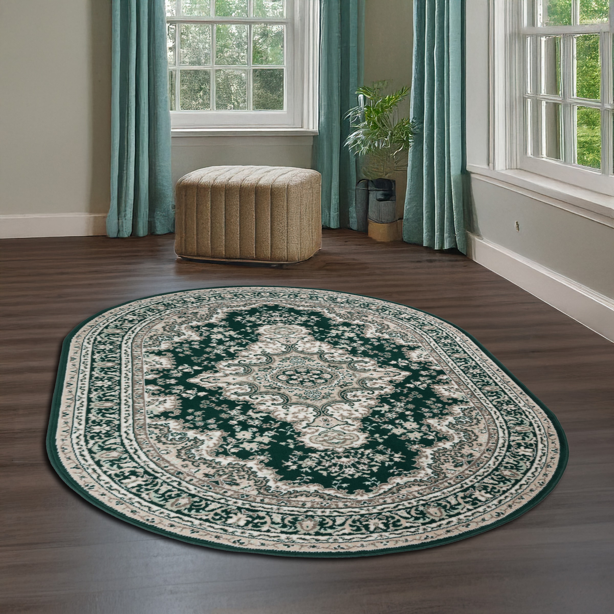 my home Teppich "Oriental, Made in Belgium" oval 7 mm Höhe Orient-Optik, mi günstig online kaufen