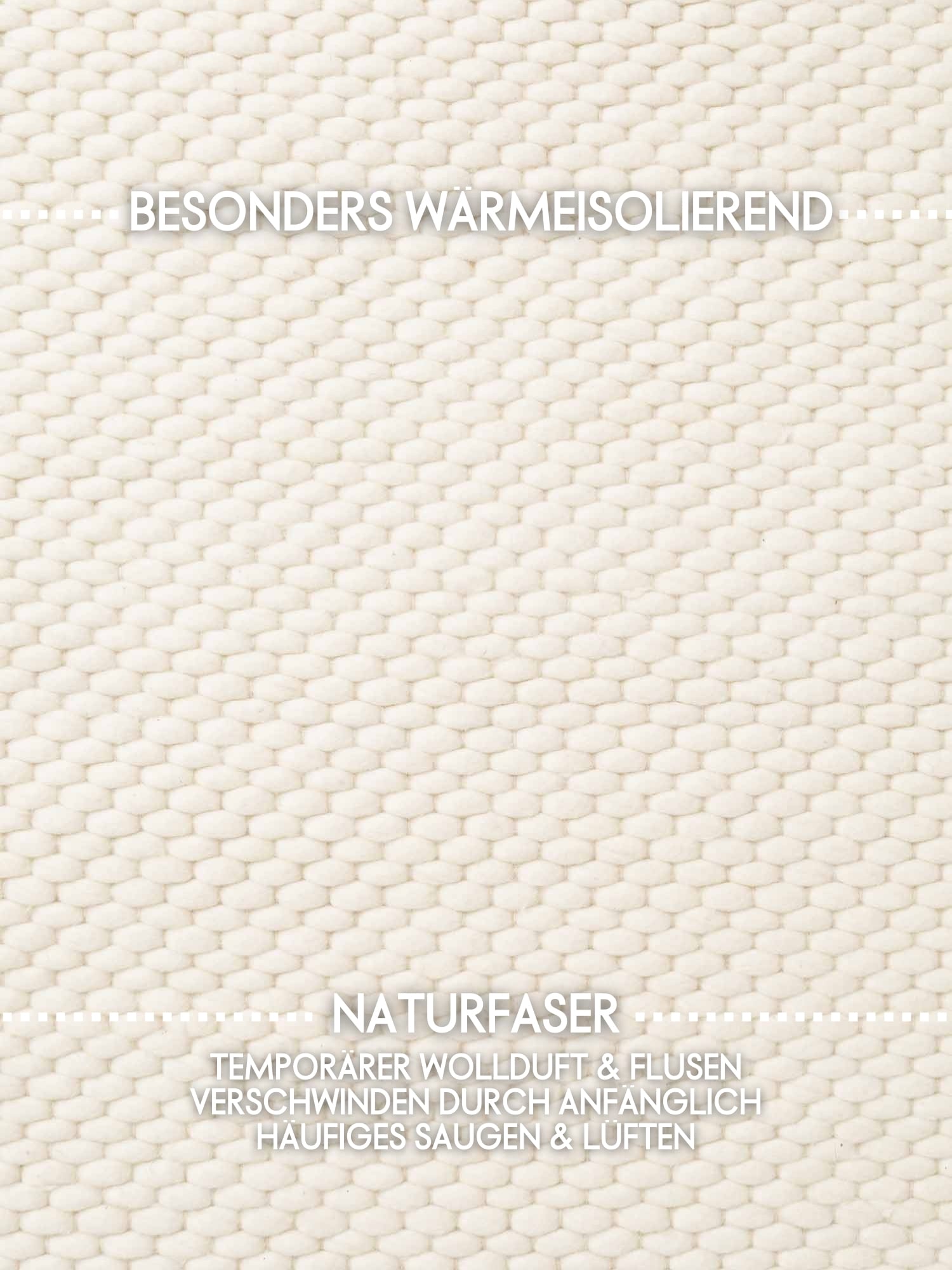 ELLE DECORATION Wollteppich »Beans« rund 10 mm Höhe Handweb Teppich Wolle, Rund, Perlenstruktur, Wohnzimmer, Schlafzimmer