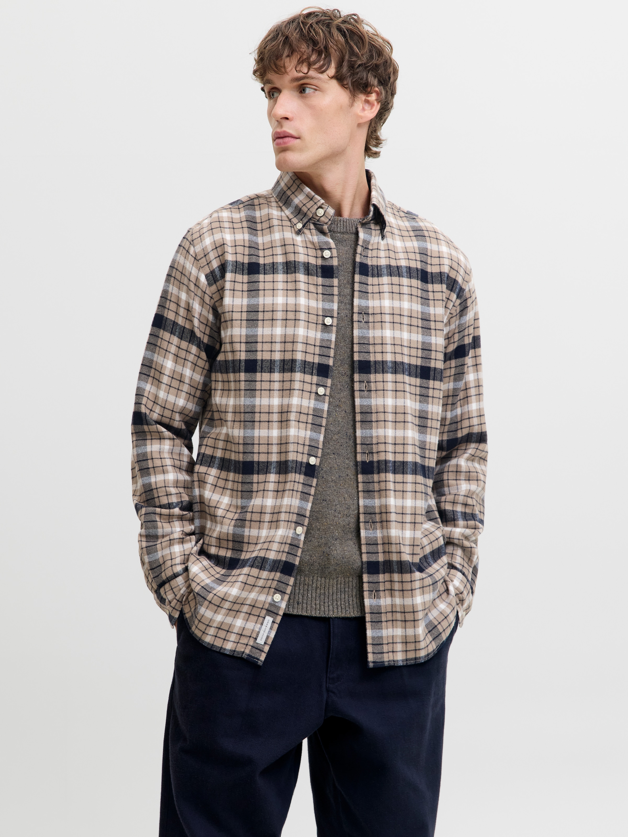 Jack & Jones Langarmhemd "JPRBLUBARKLEY FLANNEL X-MAS L/S SHIRT CH" günstig online kaufen