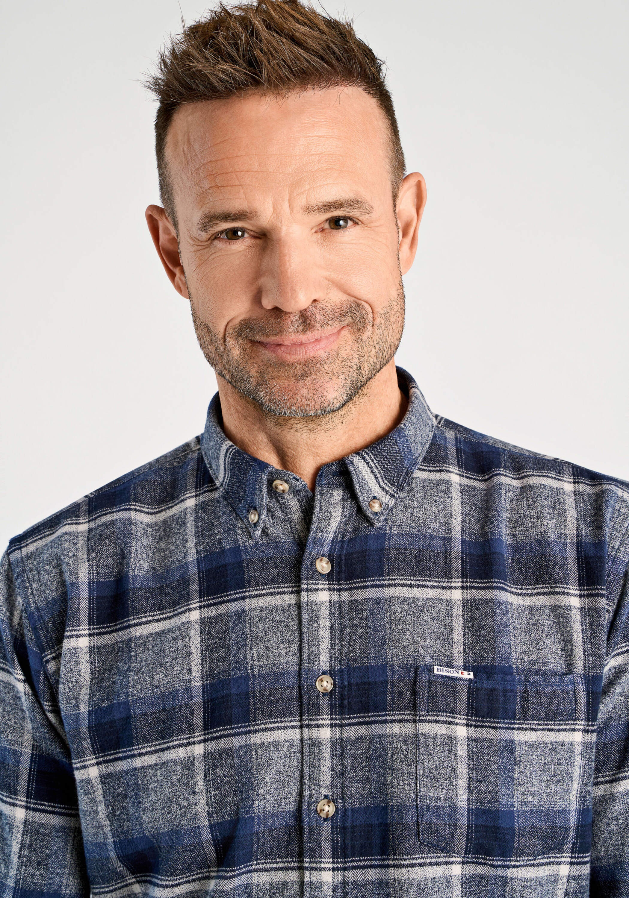 BISON Flanellhemd »BISON Freizeithemd«