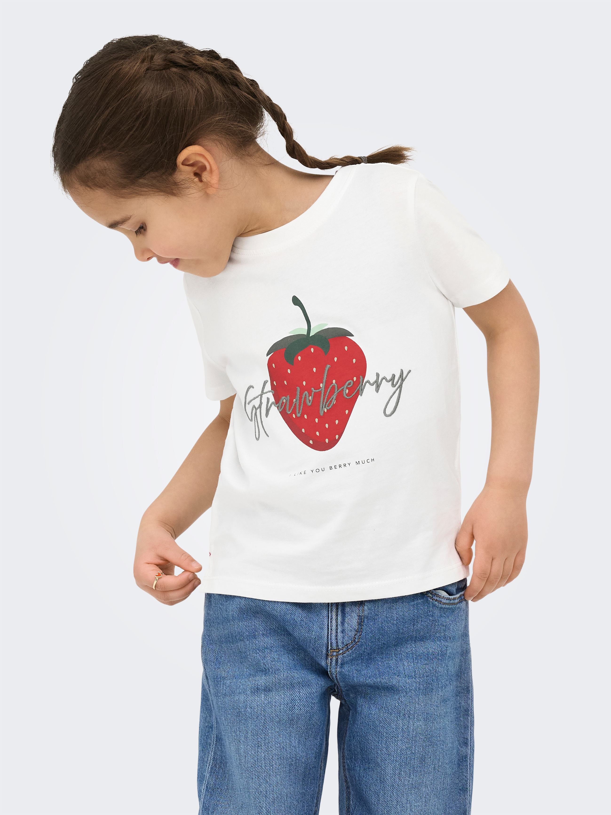 KIDS ONLY T-Shirt "KMGCANDY LIFE S/S PRINTED TEE JRS NOOS" Baumwolle, normal geschnitten