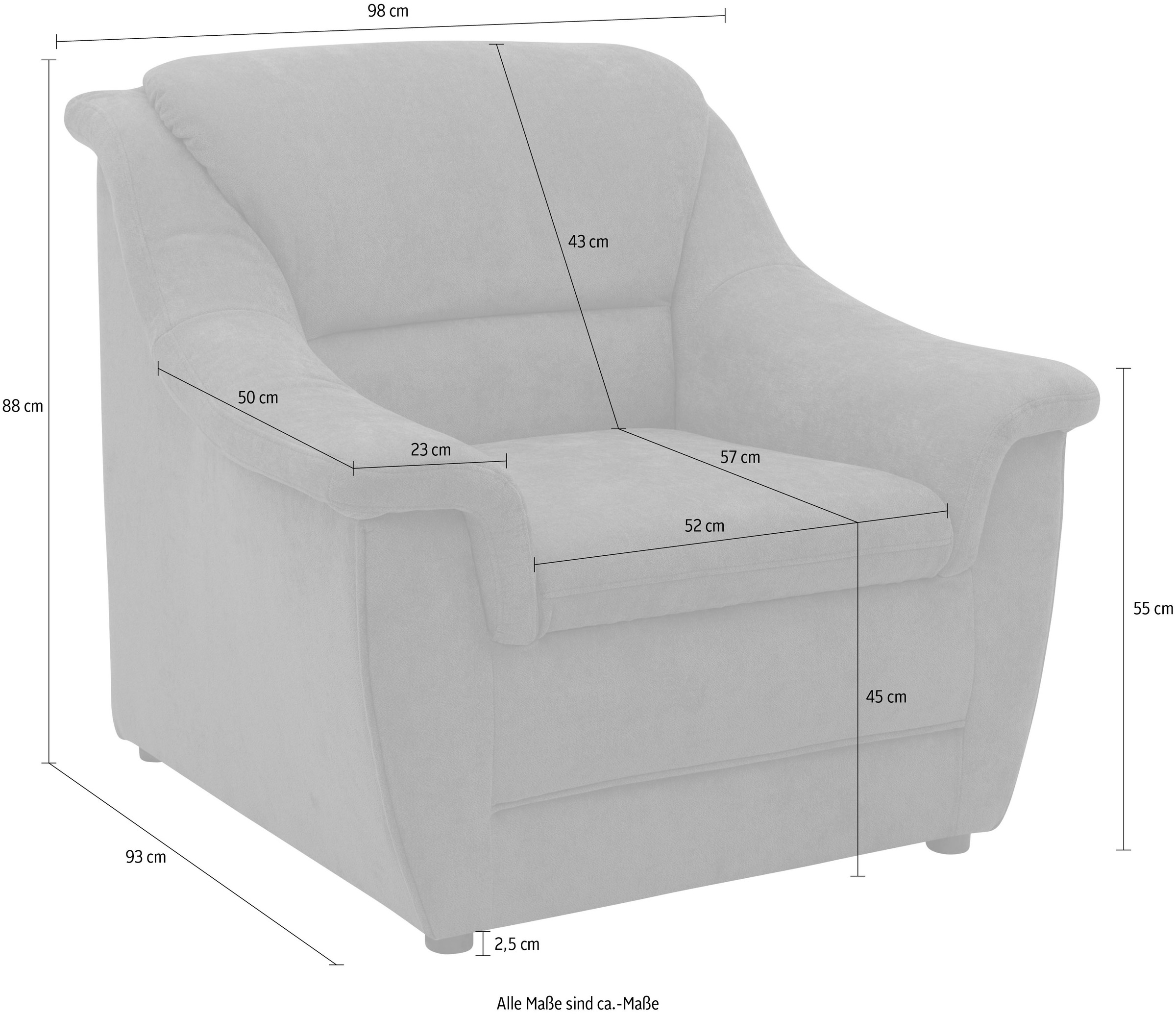 DOMO collection Sessel »Lale«