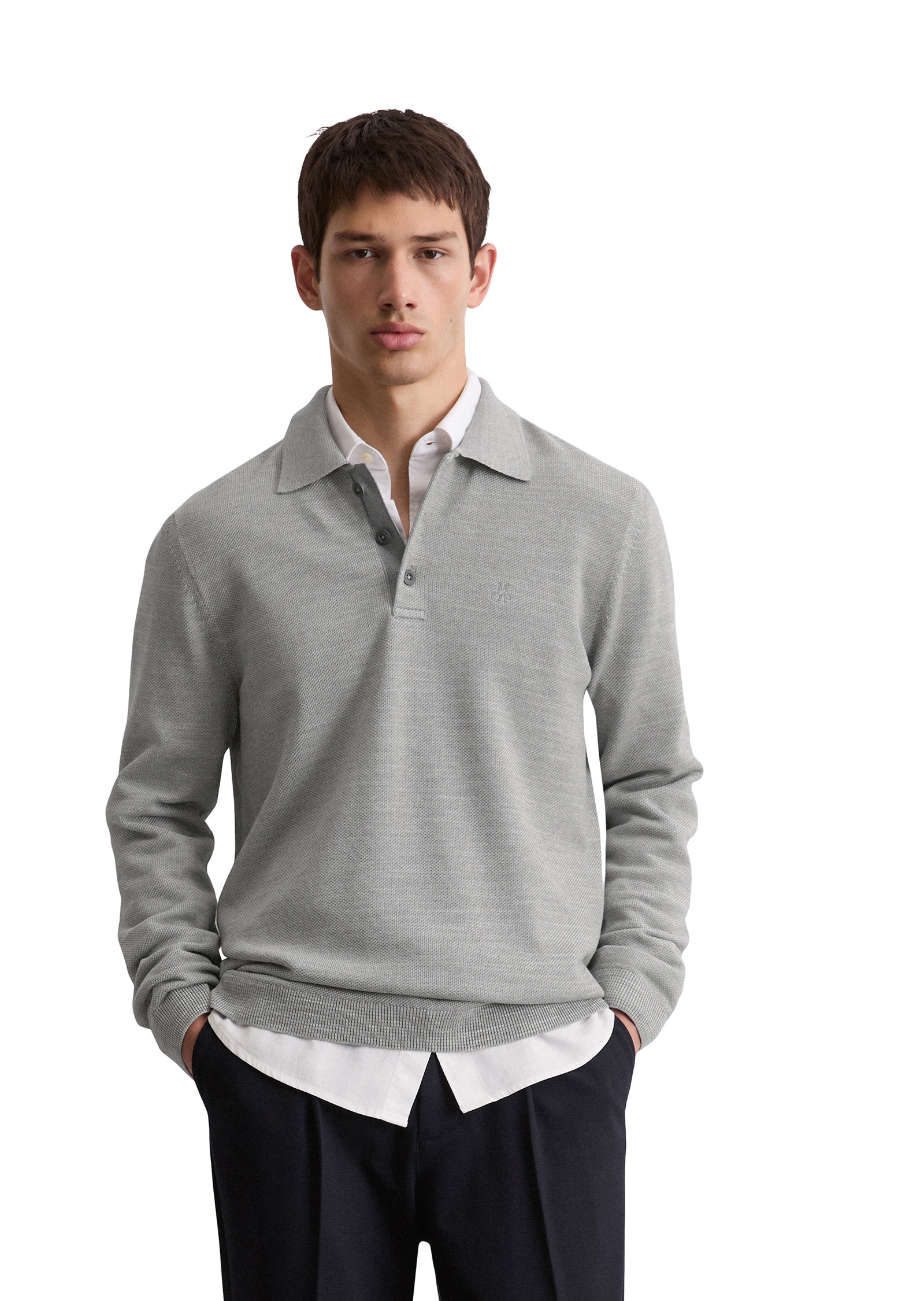 Marc OPolo Rollkragenpullover "aus feinem Bio-Baumwoll-Piqué" günstig online kaufen