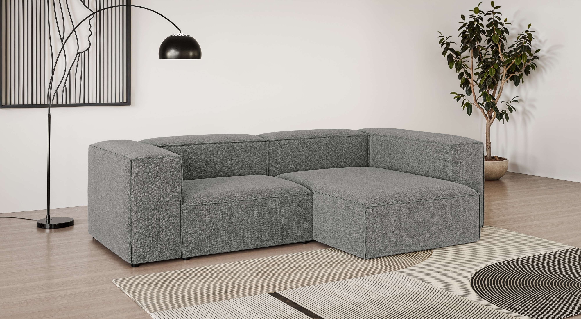 OTTO home Ecksofa "HAILY L-Form links/rechts, Modularsofa, Maße B/T/H: 260/ günstig online kaufen