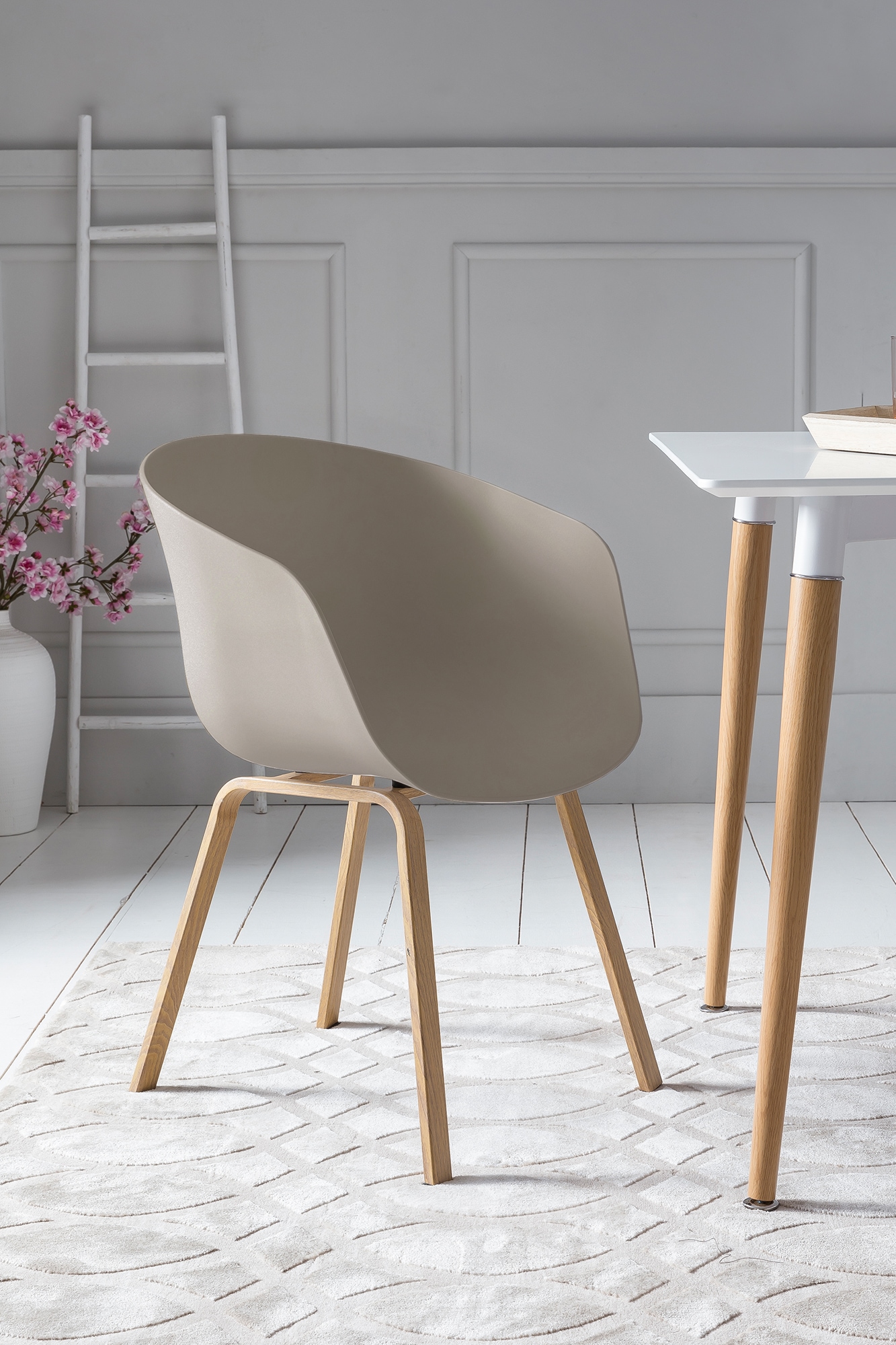 SalesFever Schalenstuhl, (Set), 2 St., Zweier-Set: Metallbeine mit edler Ho günstig online kaufen
