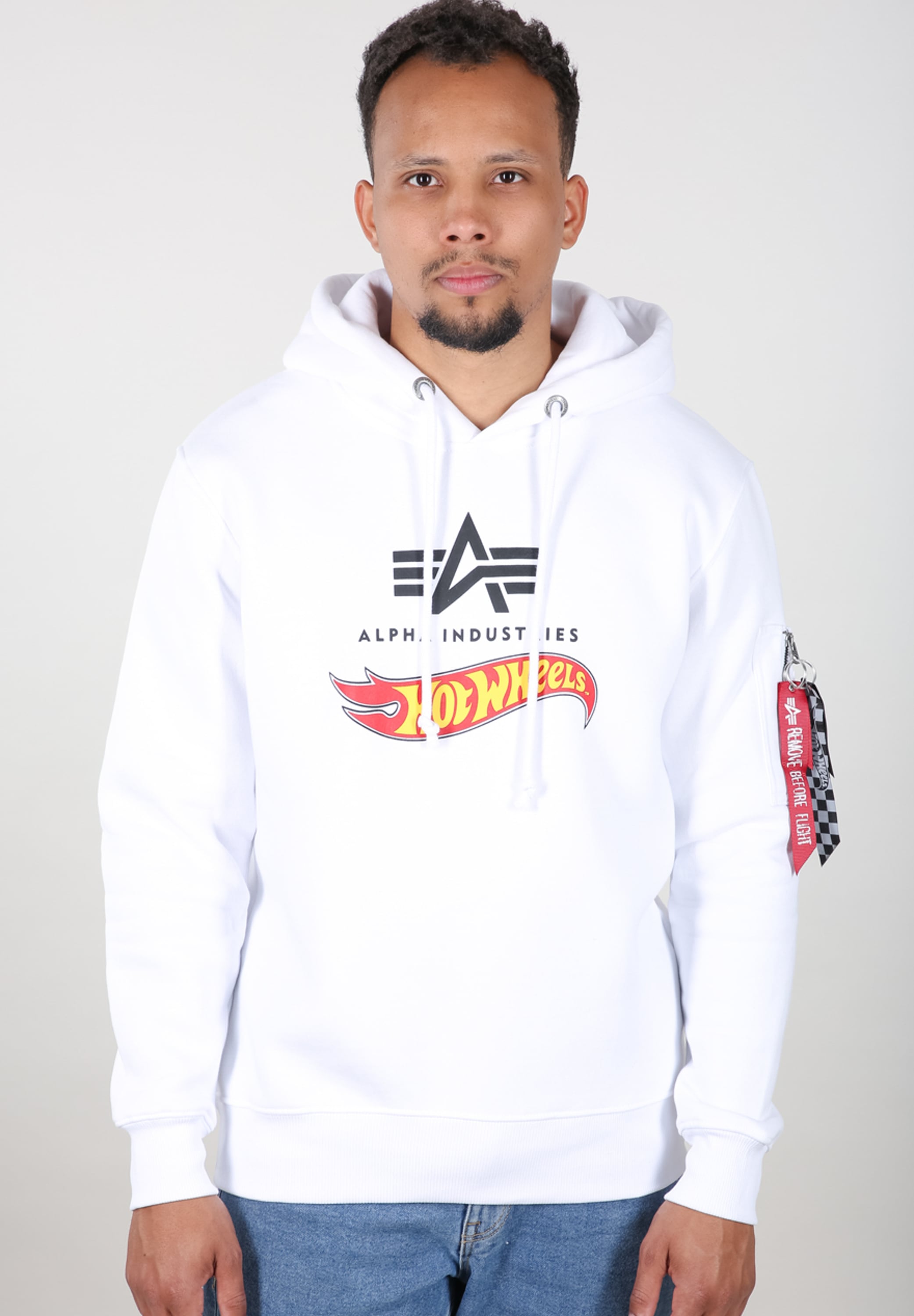 Alpha Industries Hoodie "Alpha Industries Men - Hoodies Hot Wheels Flag Hoodie"