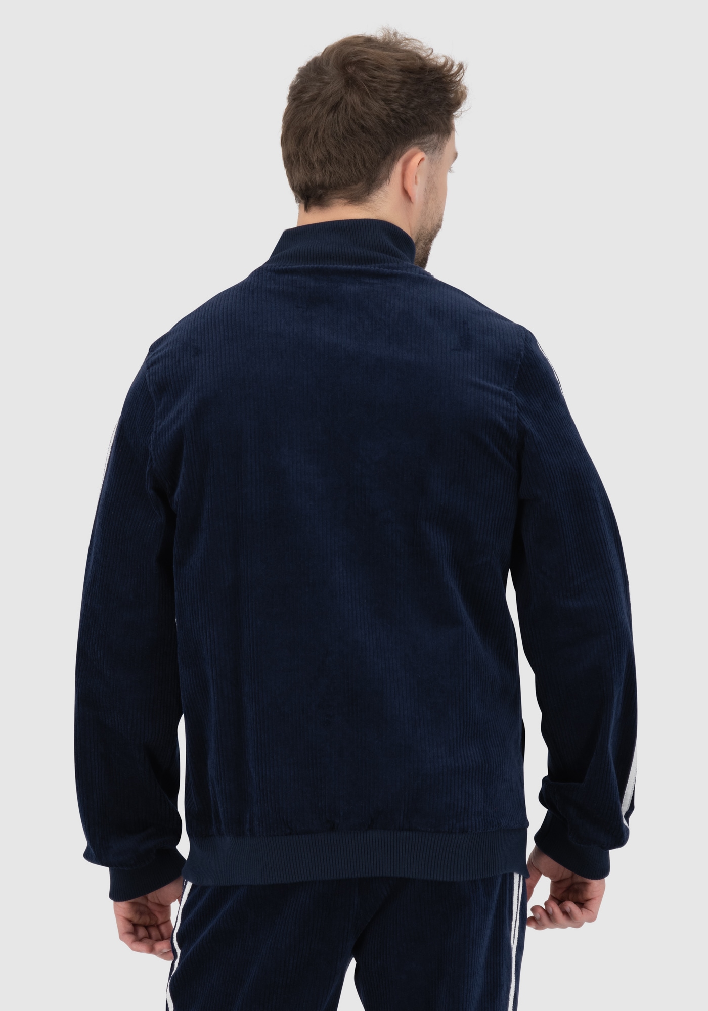 Sergio Tacchini Trainingsjacke »EDGAR CORDUROY TRACK TOP Herren«, ohne Kapuze, Trainingsjacke Herren, leichte Jacke, Retro, Sportjacke, Outdoor, Sale