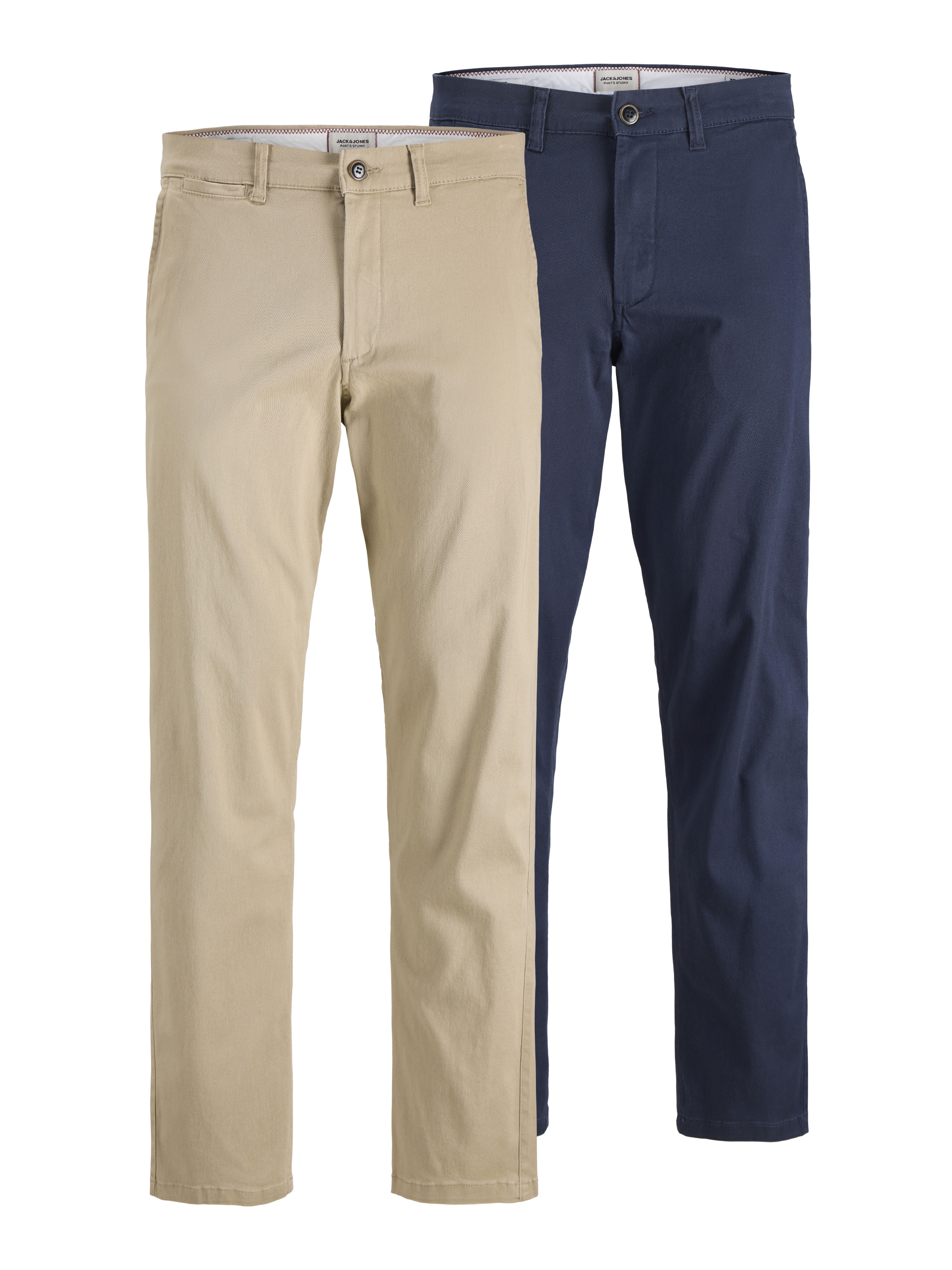 Jack & Jones Chinohose "JPSTKANE DAVE CHINO 2PK MP NOOS" In vorgewaschener Qualität