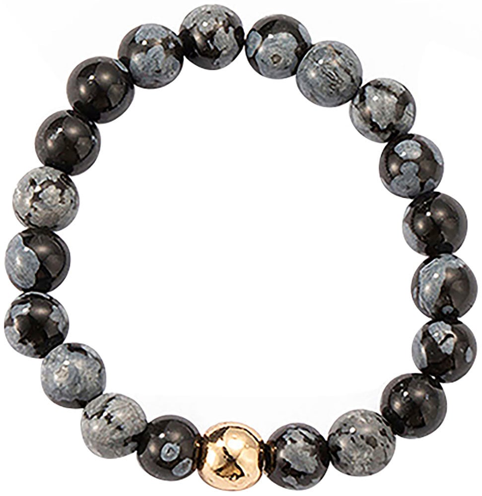 Firetti Ring-Set »Multipack Schmuck Geschenk Damenring Kugel Zugband Edelstein Farbstein«, (Set, 3 tlg.), Made in Germany - mit Edelsteinen