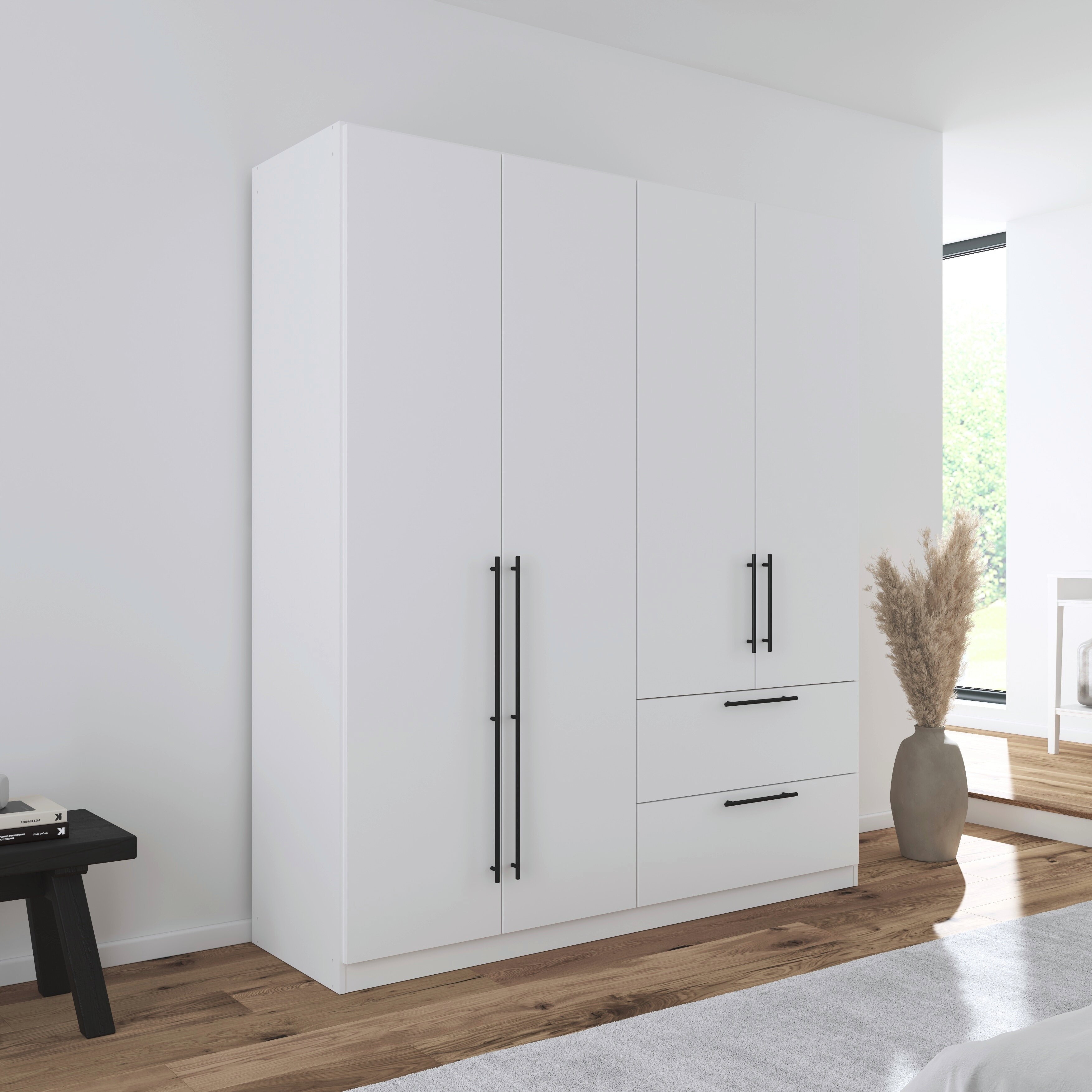 Thumbnail - rauch Kleiderschrank "Drehtürenschrank Schrank Garderobe Wäscheschrank Schlafzimmer AVOLA" in 3 verschiedenen Ausstattun...