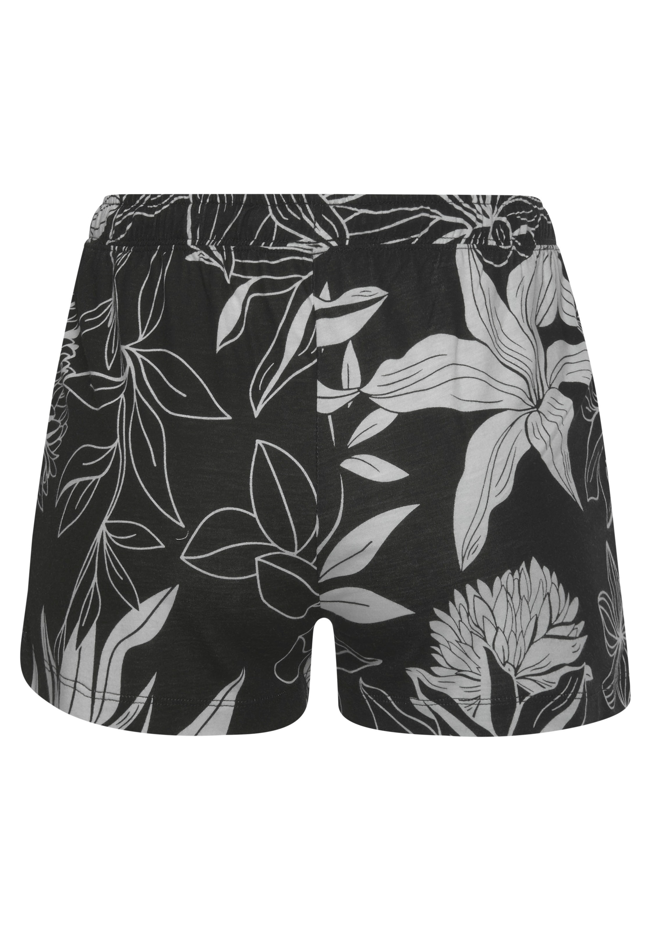 LASCANA Schlafshorts, mit floralem Druck