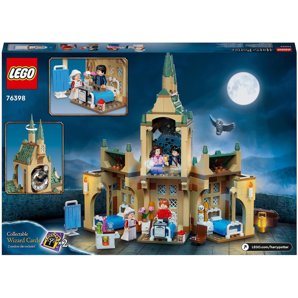 LEGO® Konstruktionsspielsteine »Hogwarts™ Krankenflügel (76398), LEGO® Harry Potter™«, (510 St.)