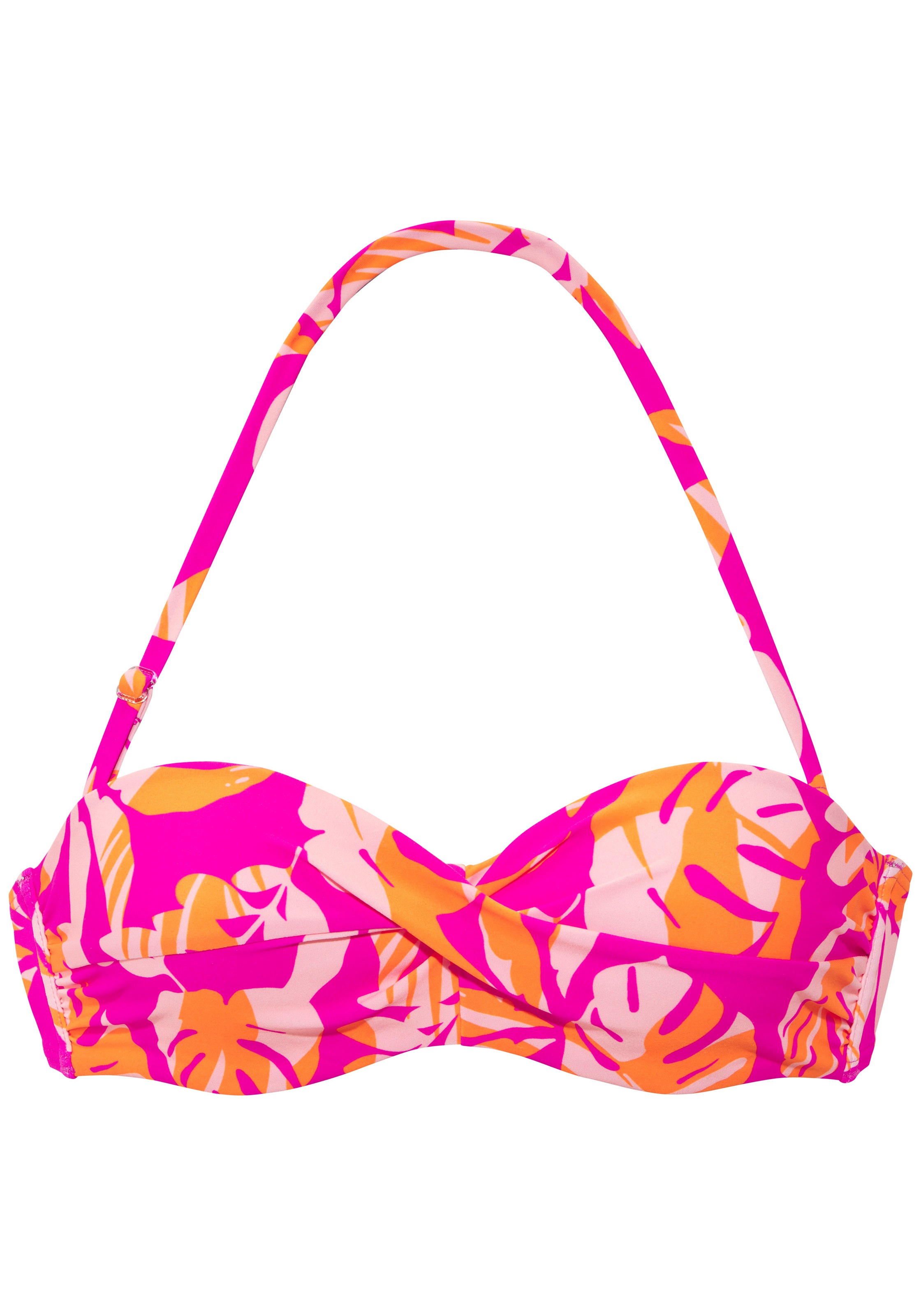 Vivance Bügel-Bandeau-Bikini im tropischen Design günstig online kaufen