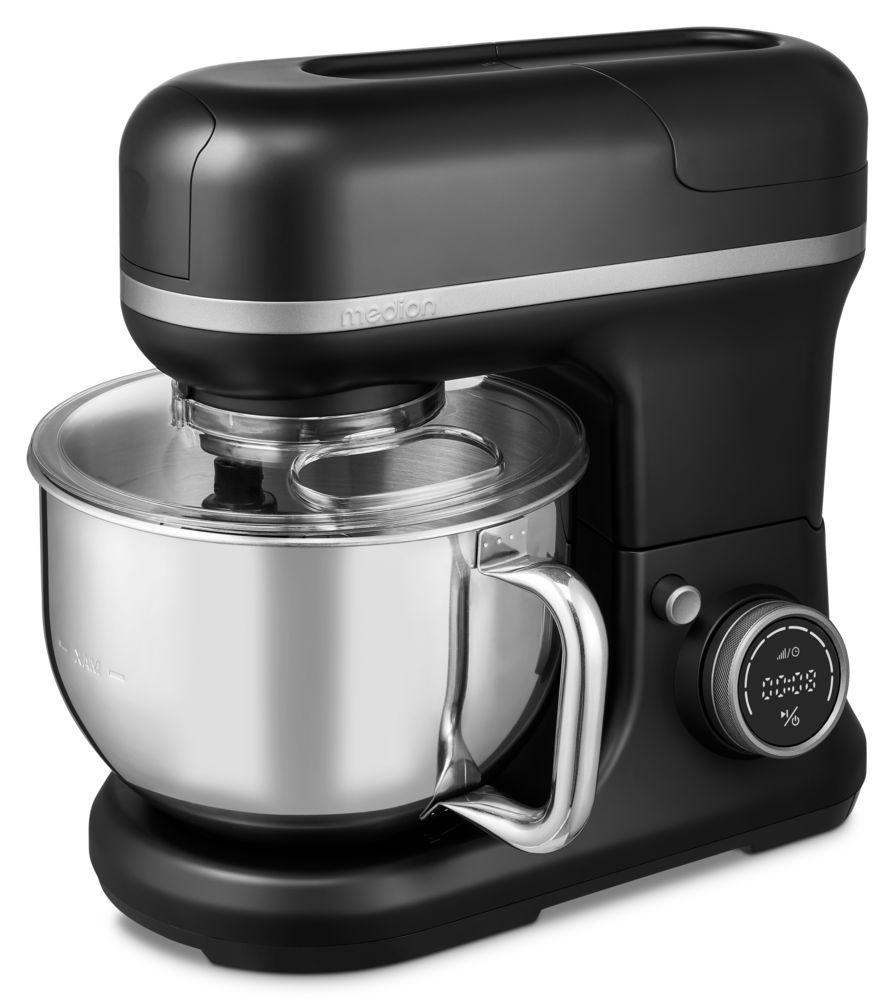 Medion® Küchenmaschine »MD 18442 8 Geschwindigkeitsstufen, schwarz«, schwarz