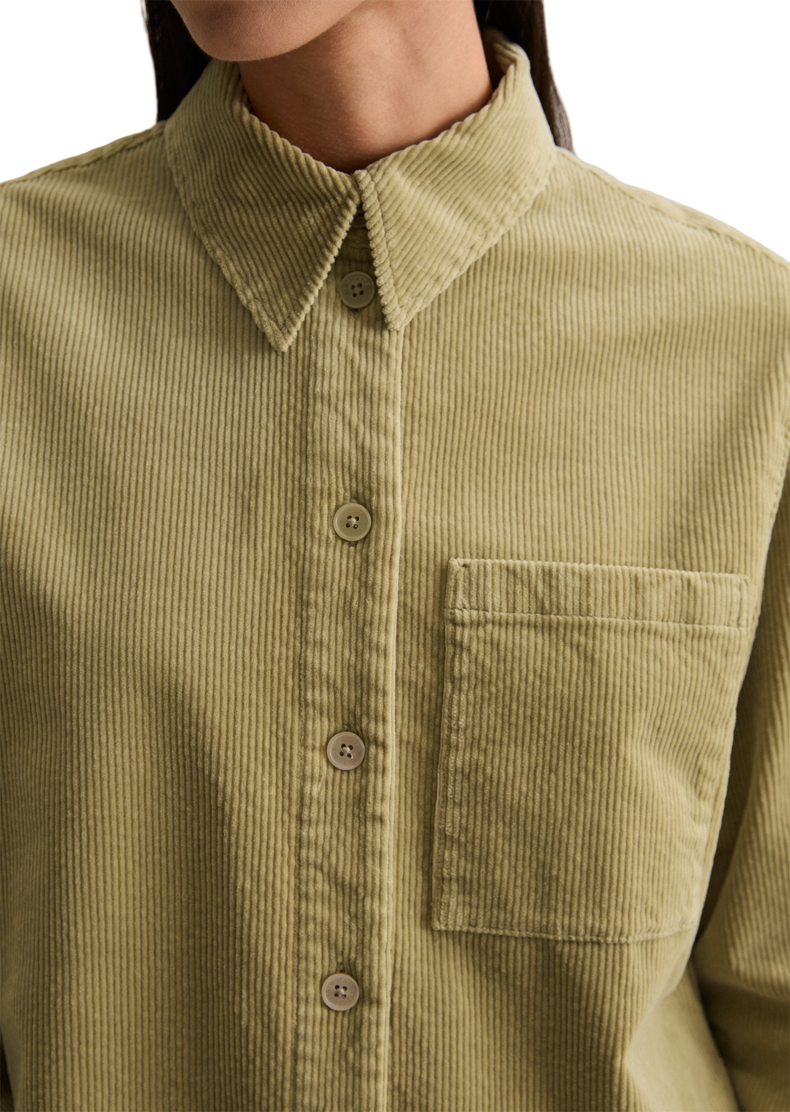 Marc O'Polo DENIM Hemdblusenkleid »aus Organic Cotton Stretch«