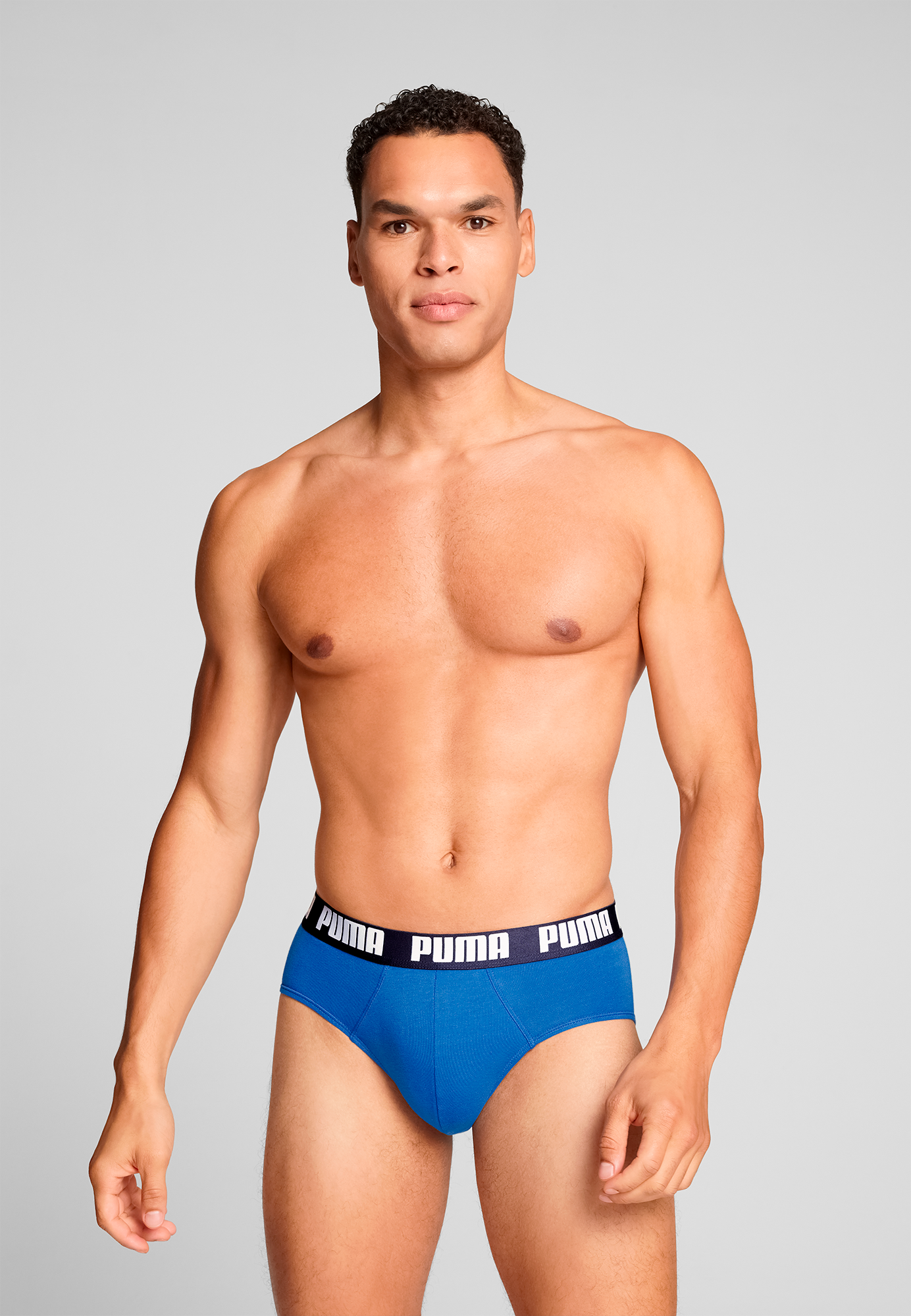 PUMA Slip "PUMA MEN EVERYDAY BRIEFS 2P" Packung, 2er Pack, mit Logobund günstig online kaufen