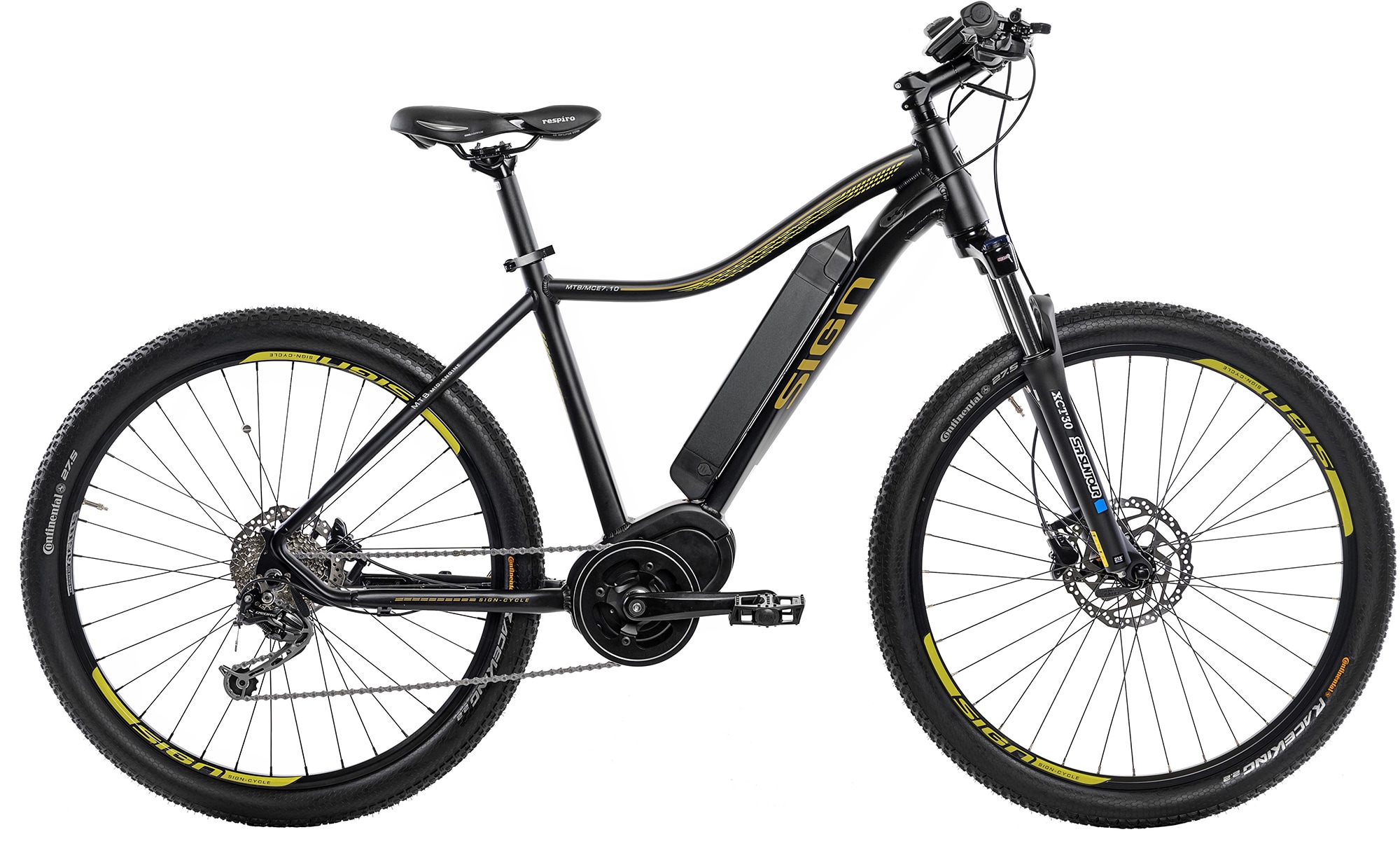 E-Bike, 9 Gang, Shimano, Shimano Deore, Mittelmotor 250 W