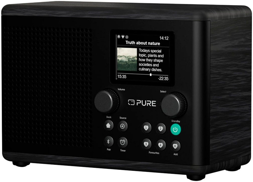 Pure Internet-Radio »Classic H4i«, (Bluetooth Digitalradio (DAB+)-UKW mit RDS-FM-Tuner-Automatische Senderverfolgung 10 W)