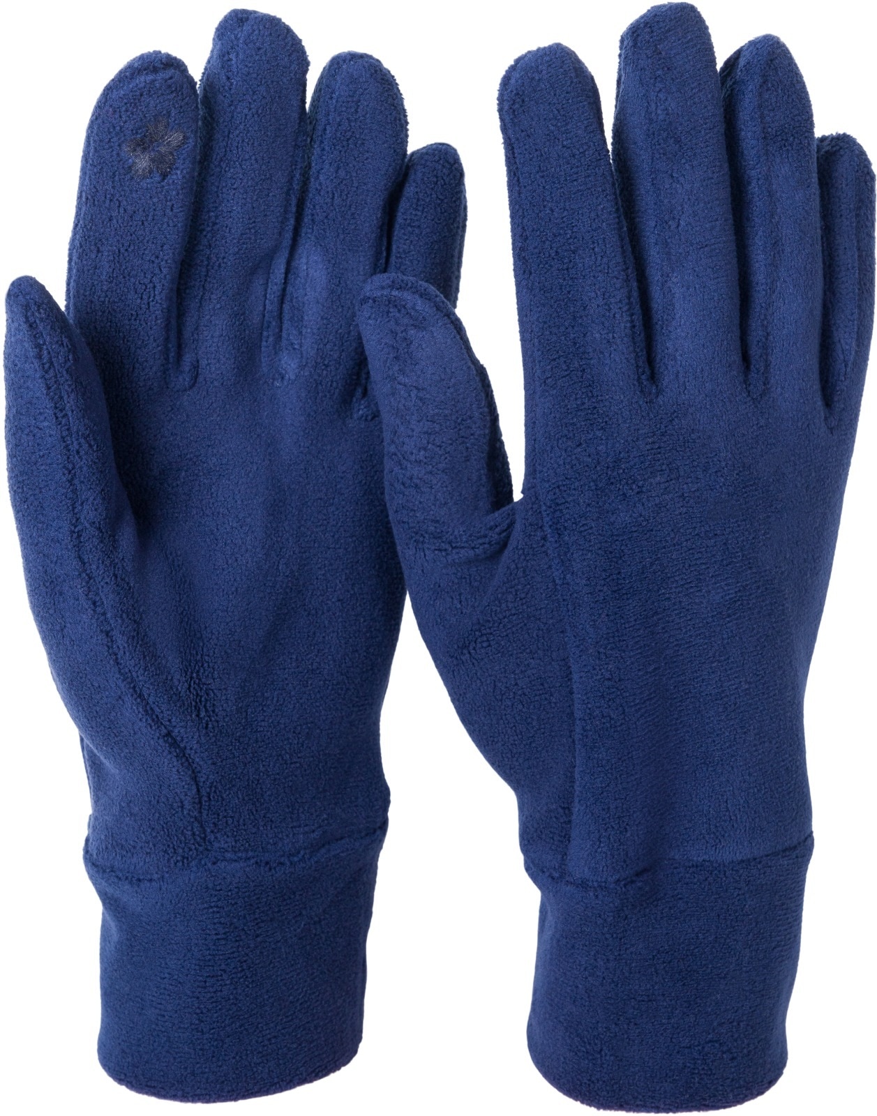 styleBREAKER Fleecehandschuhe "Einfarbige Touchscreen Fleece Handschuhe" 1 Stk.