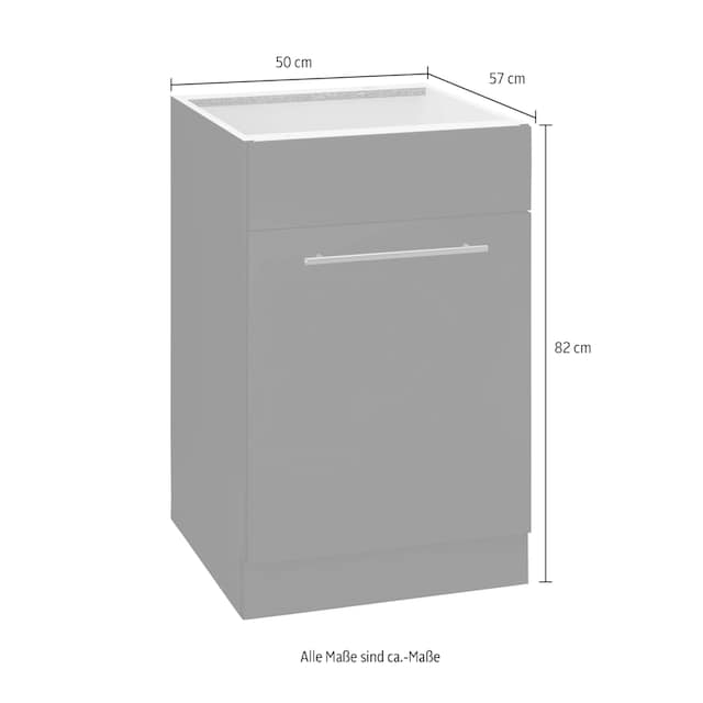 wiho Küchen Spülenschrank »Flexi2«, Breite 50 cm kaufen | BAUR